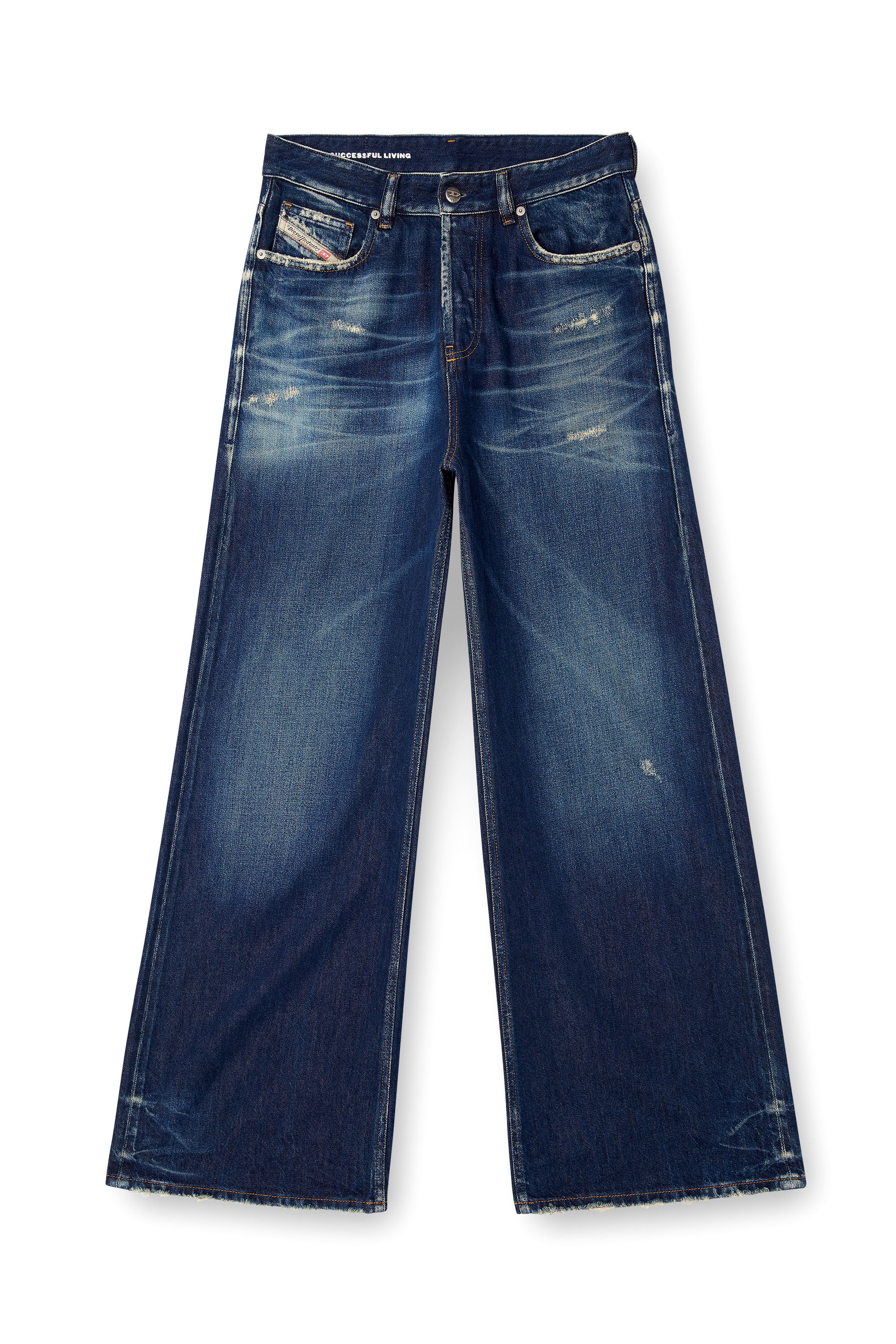 Diesel - Relaxed Jeans 1996 D-Sire 09M06 Femme, Bleu Foncé - Image 2