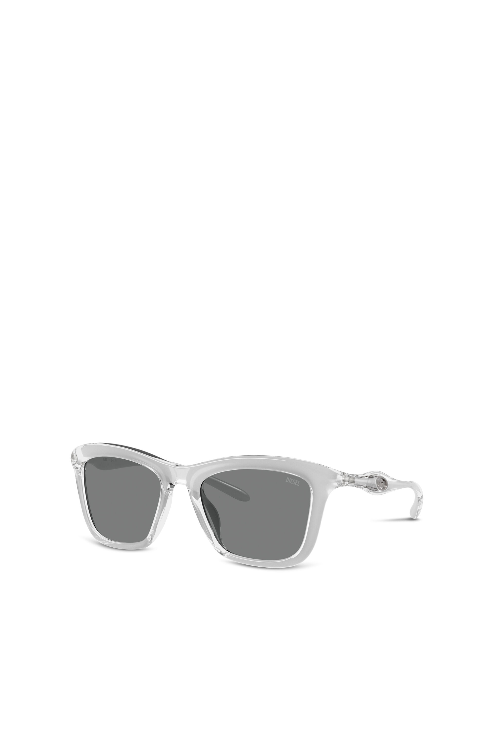 Diesel - 0DL3008U, Lunettes de soleil carrées Mixte in Gris - 4