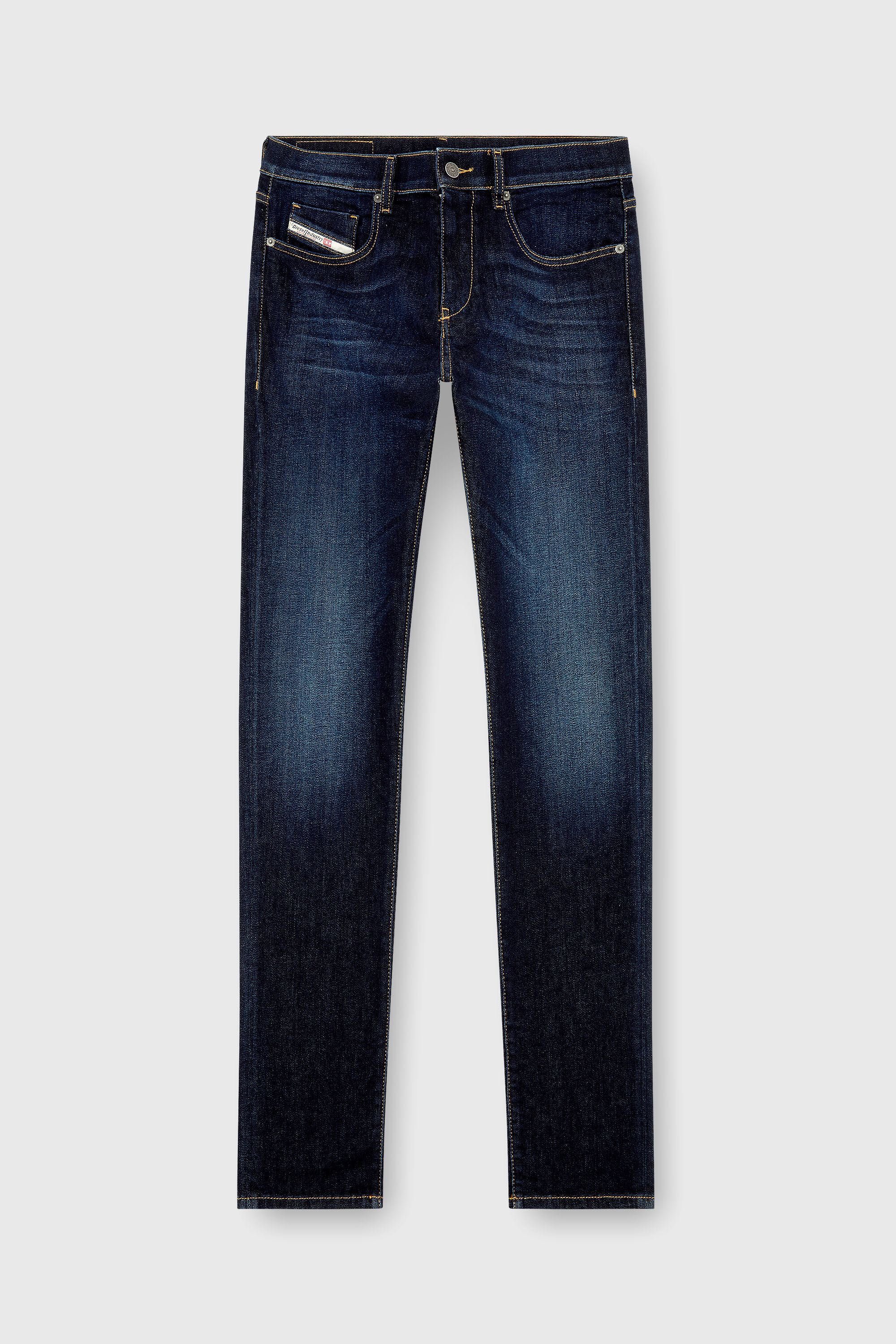 Diesel - Slim Jeans 2019 D-Strukt 009ZS Homme, Bleu Fonc&eacute; - Image 4