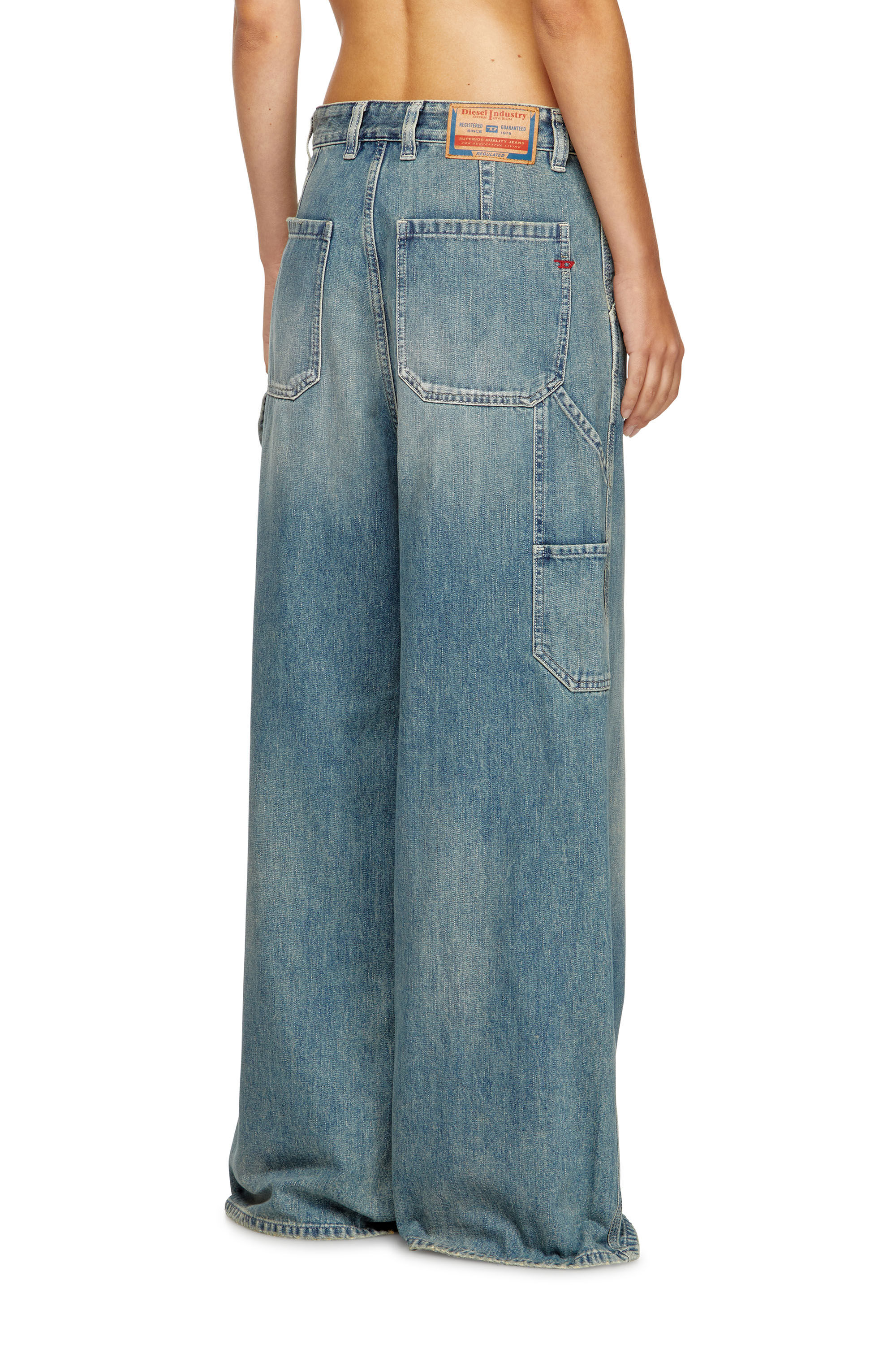 Diesel - Relaxed Jeans 1996 D-Sire 068SK Femme, Bleu Clair - Image 4