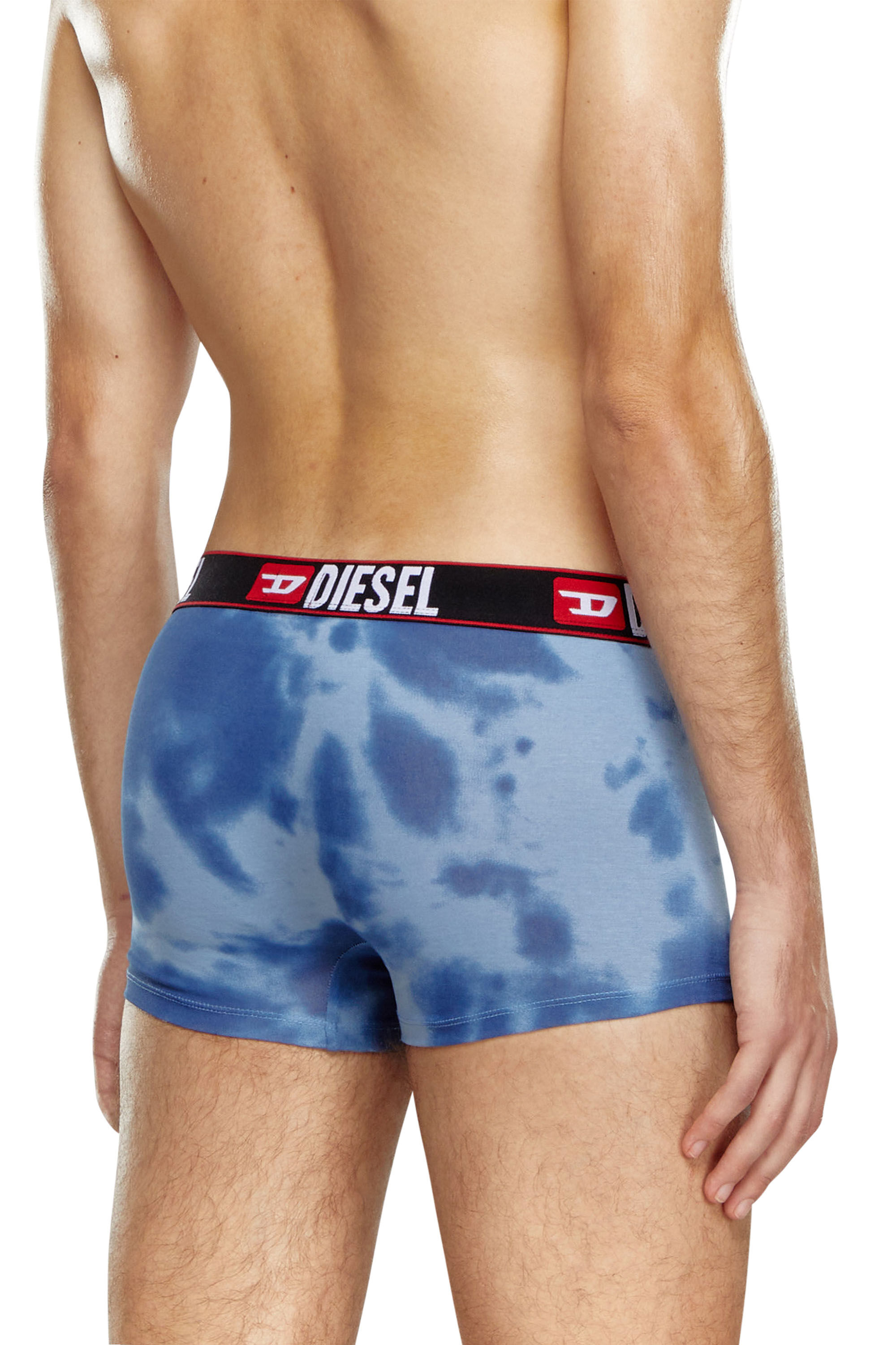 Diesel - UMBX-DAMIEN, Boxer avec imprimé nuage Homme in Bleu - 4