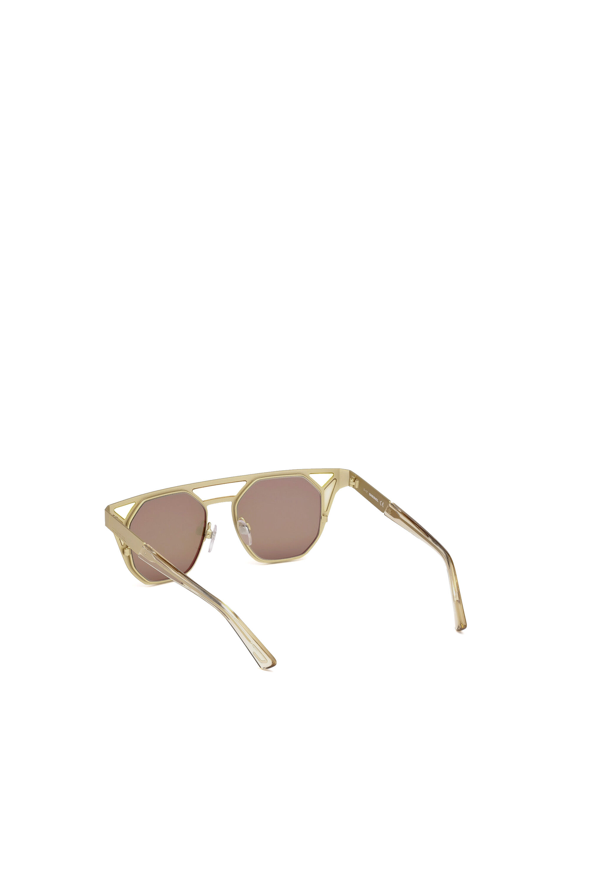 Diesel - DL0249, Lunettes inspirées des vitraux Femme in Doré - 3