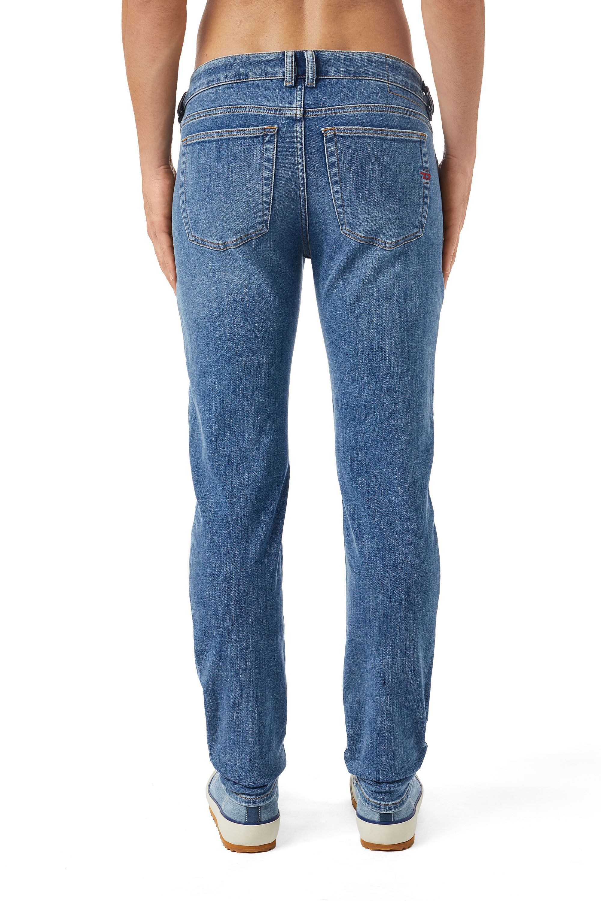 Diesel - Skinny Jeans 1979 Sleenker 09C01, Bleu moyen - Image 4