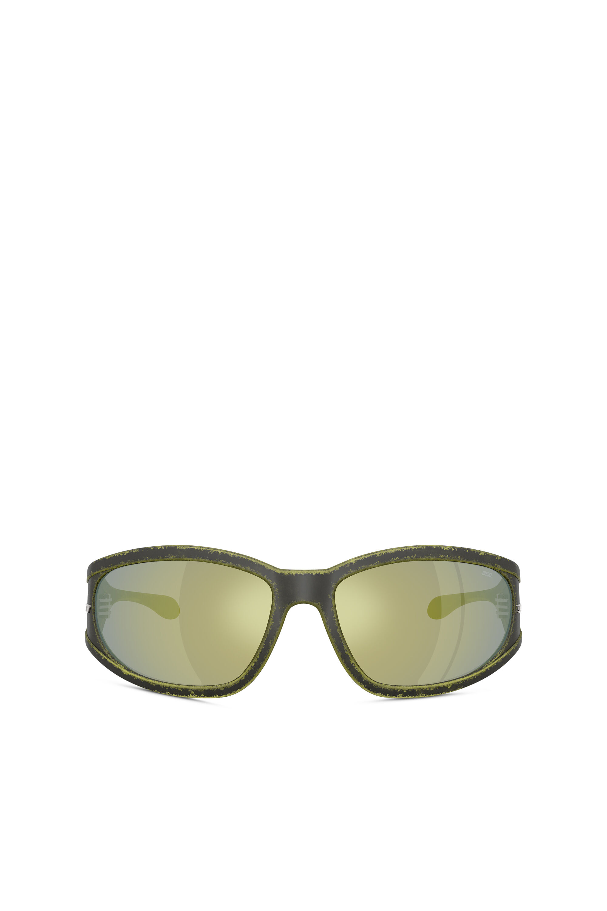 Diesel - 0DL3002, Lunettes de soleil rectangulaires en acétate Mixte in Vert - 1