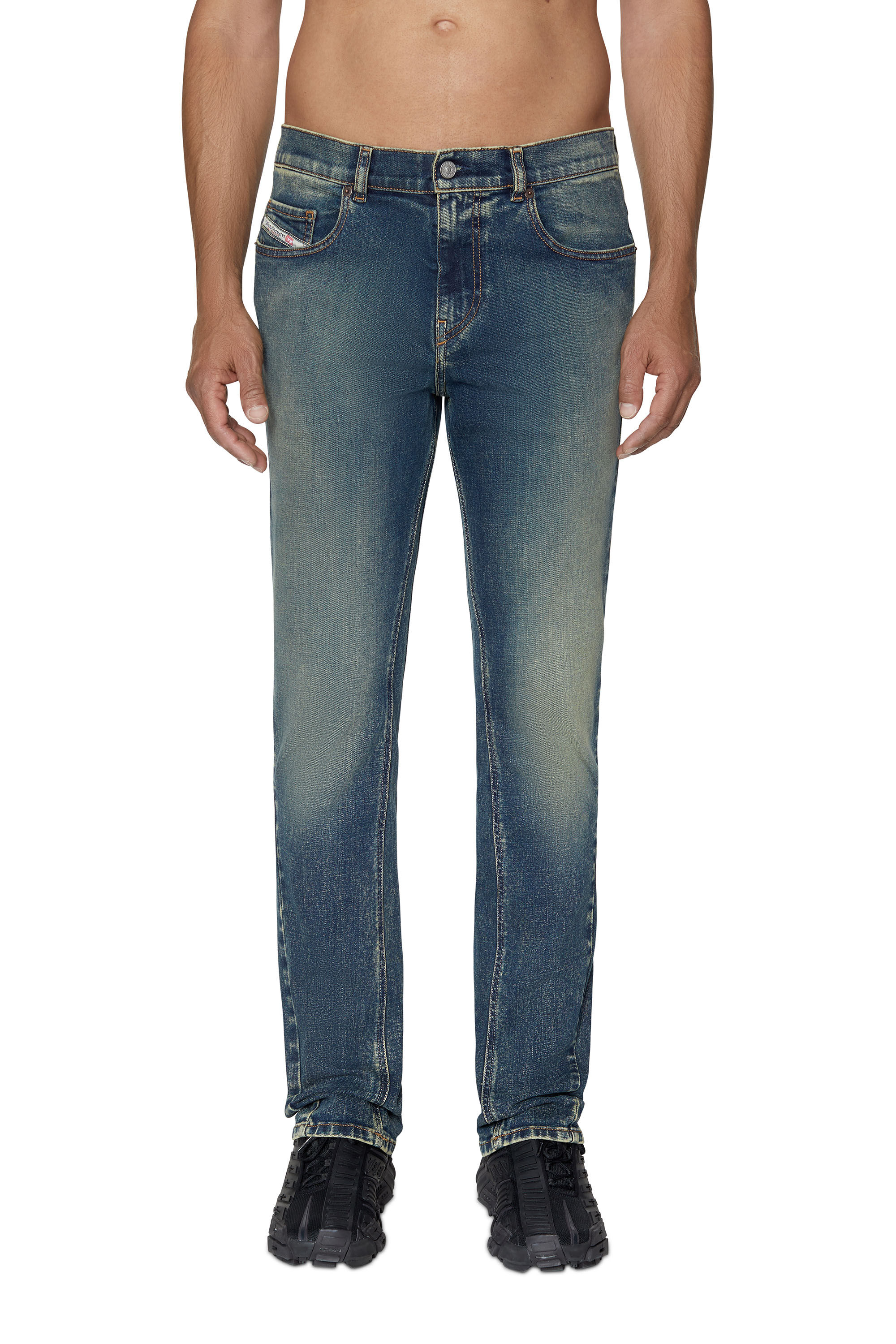 2021 D-Vocs Man: Bootcut Dark blue Jeans | Diesel