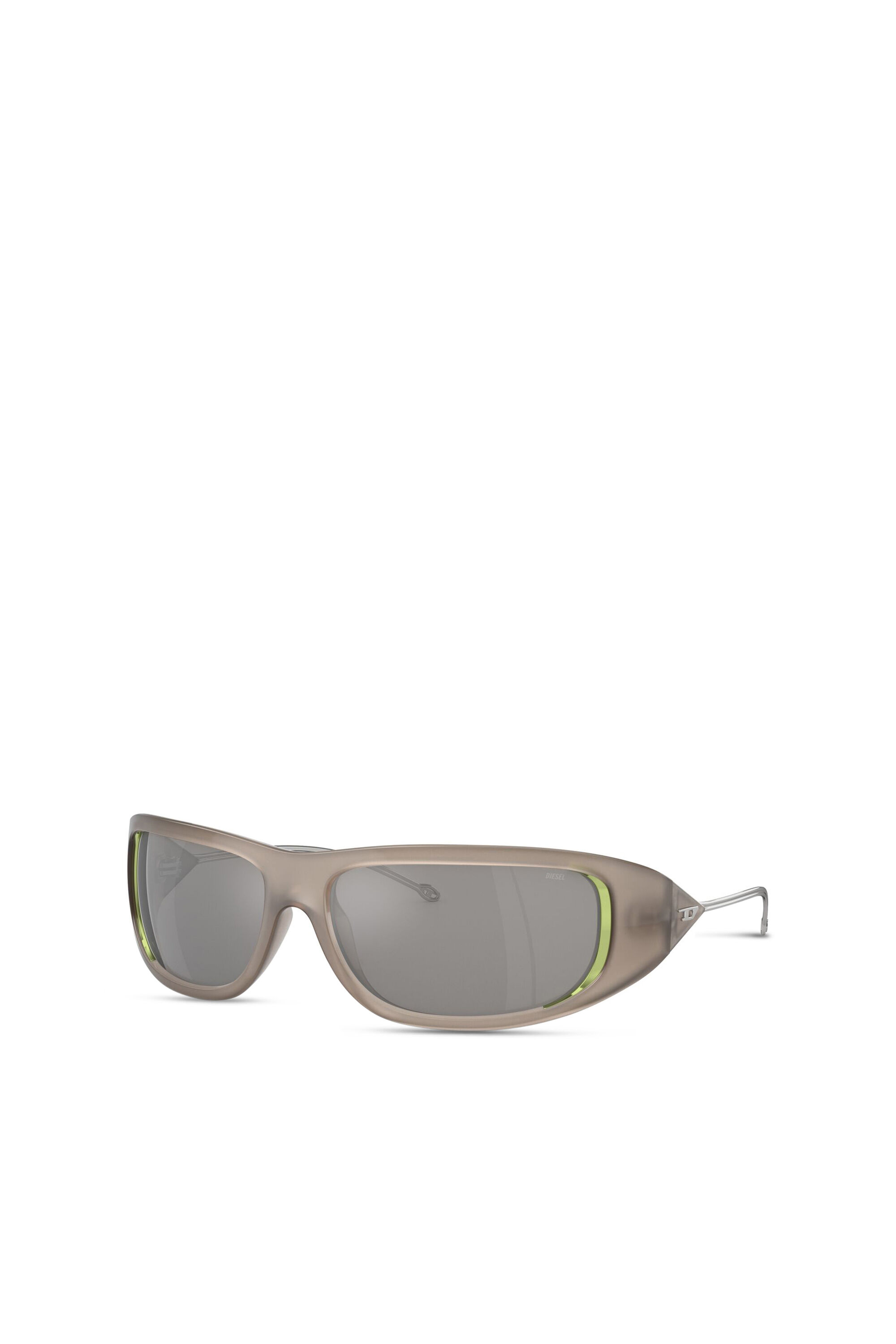 Diesel - 0DL3001 SIZE 61, Lunettas de soleil de style enveloppant Mixte in Gris - 5
