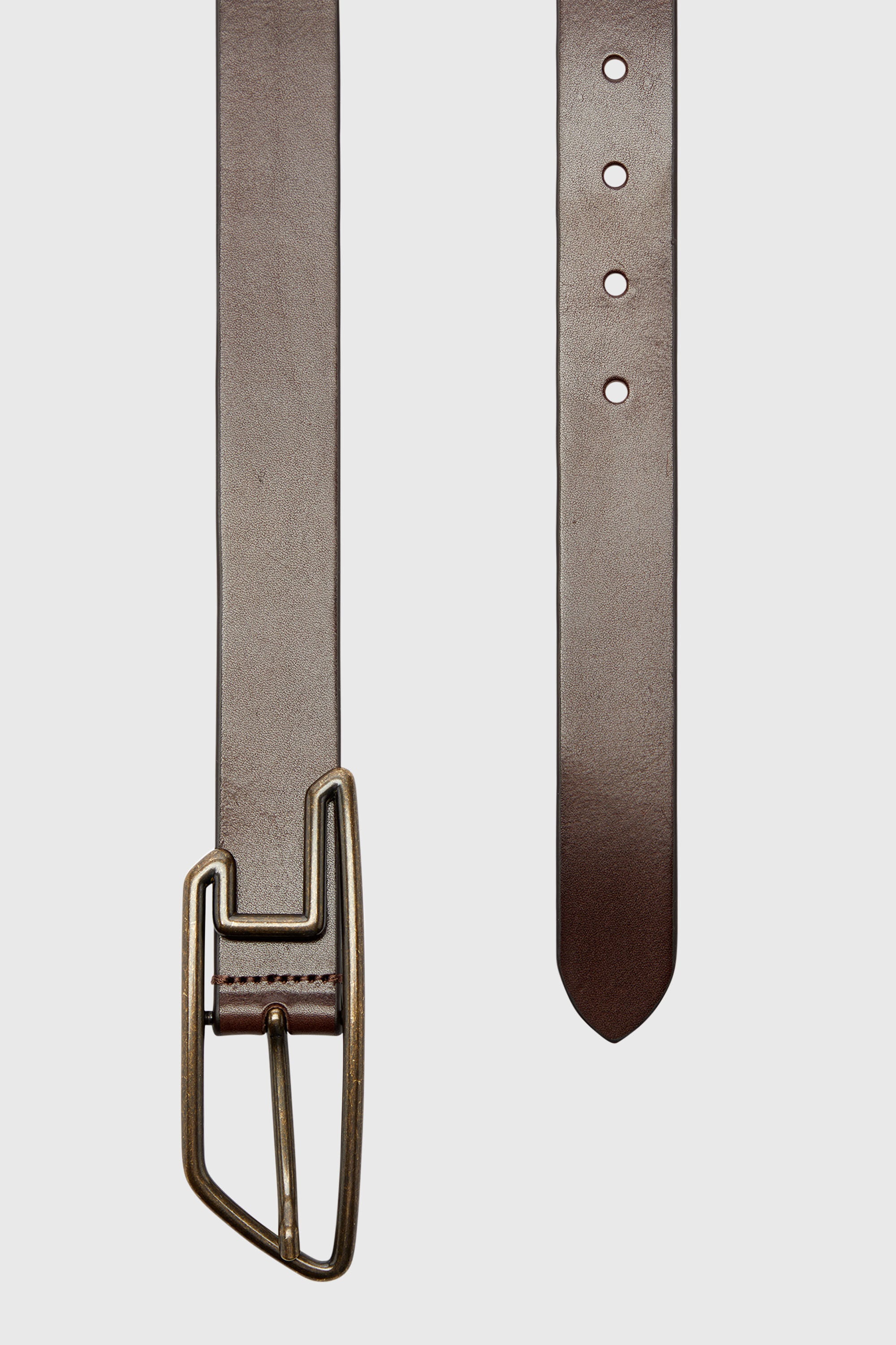 Diesel - B-D LINE 30, Ceinture 3 cm en cuir avec boucle &agrave; logo D Mixte in Marron - 2