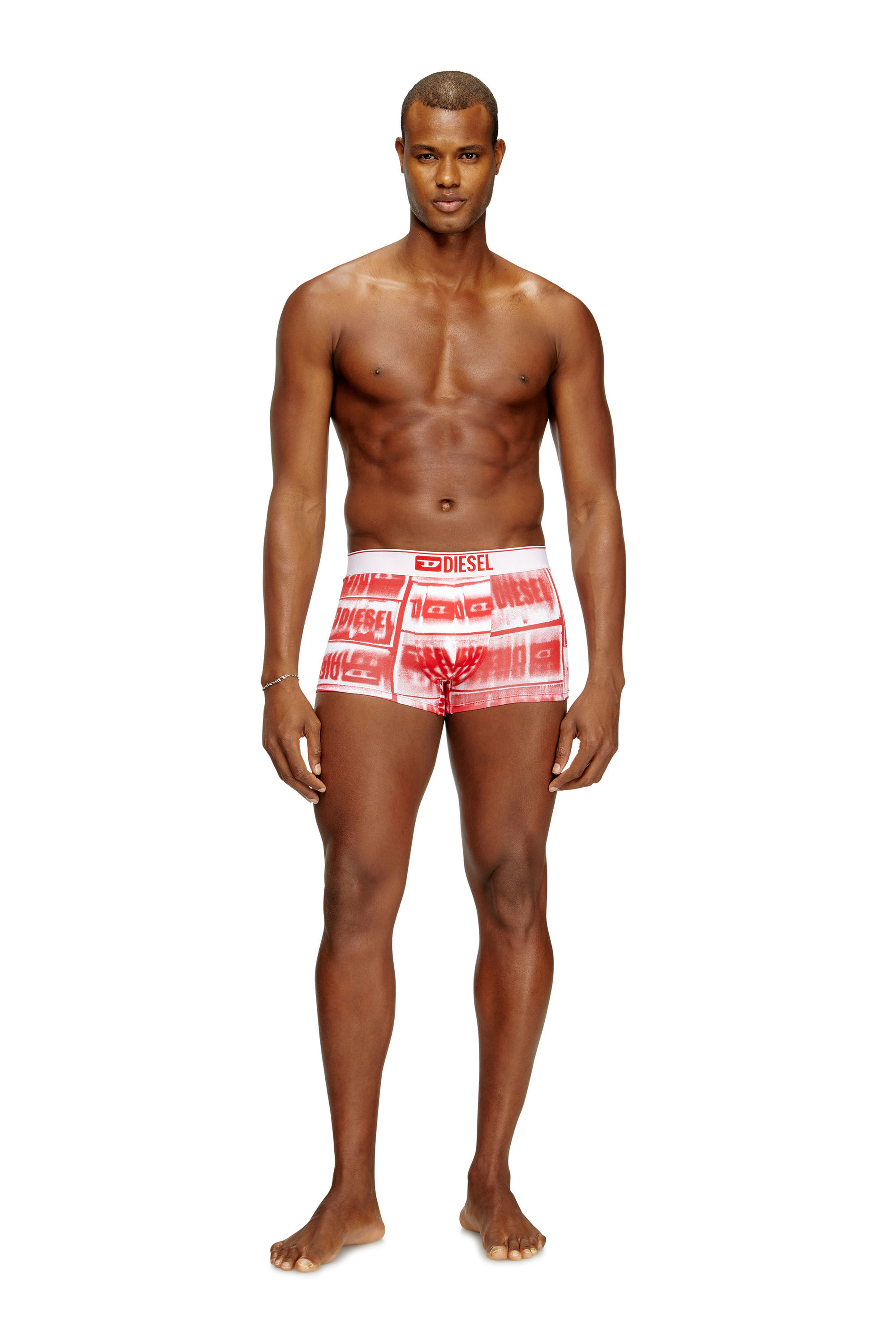 Diesel - DAMIEN-D-BOX-3PACK, Lot de 3 boxers en coton stretch Homme in Polychrome - 1