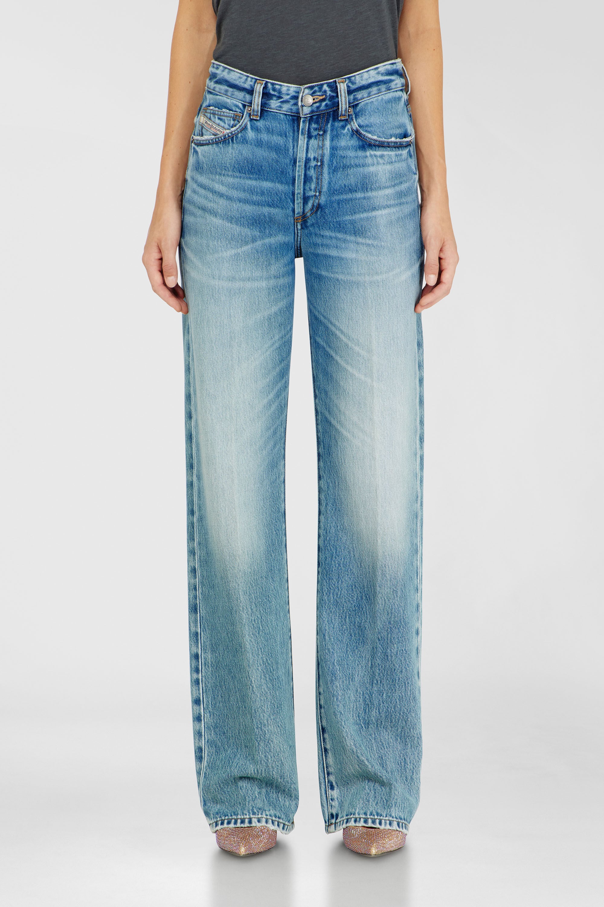 Diesel - Regular Jeans 1971 D-Sent 0DLDF Femme, Bleu Clair - Image 4