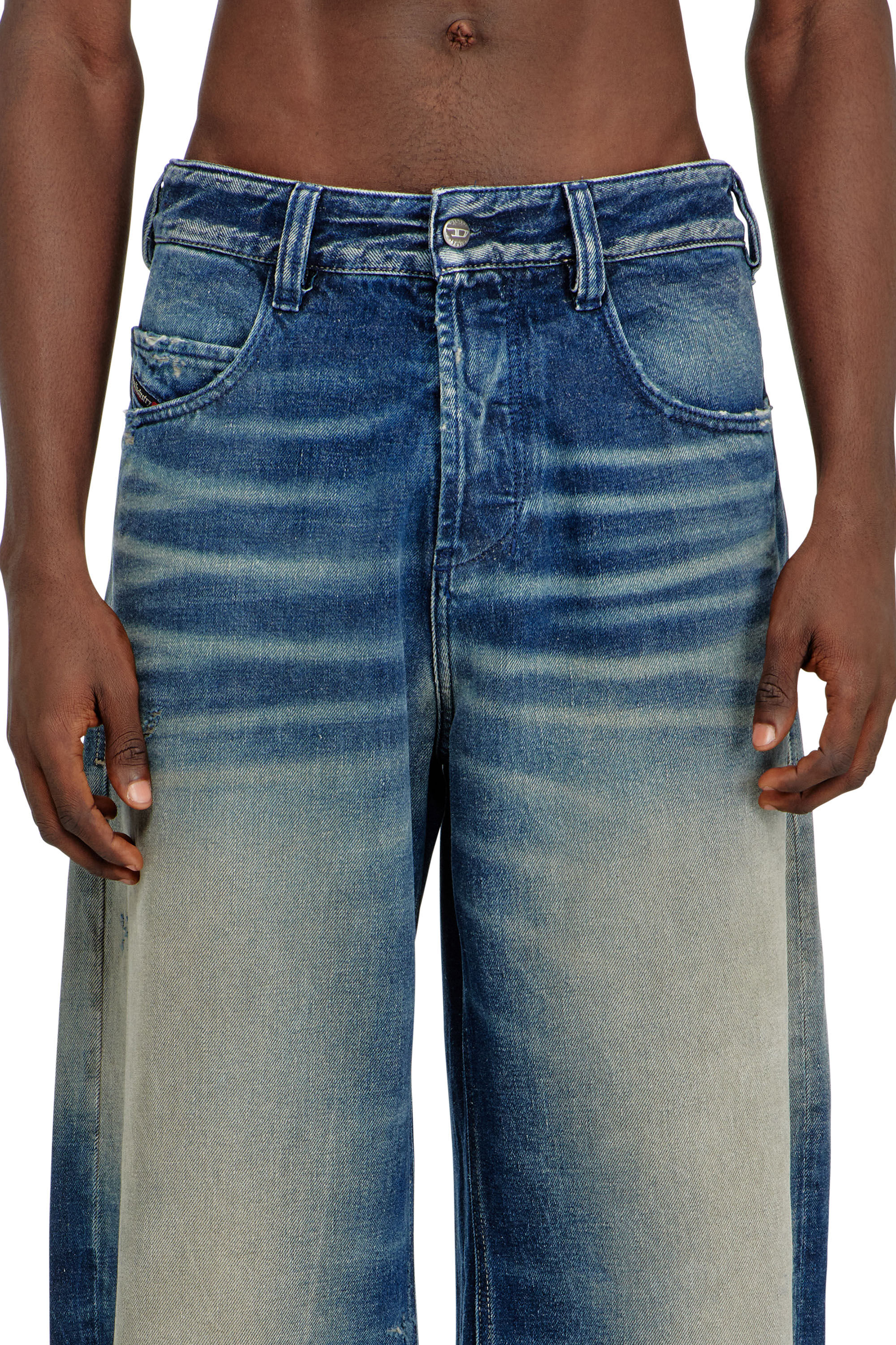 Diesel - Relaxed Jeans 1997 D-Enim 007DQ Mixte, Bleu Fonc&eacute; - Image 5