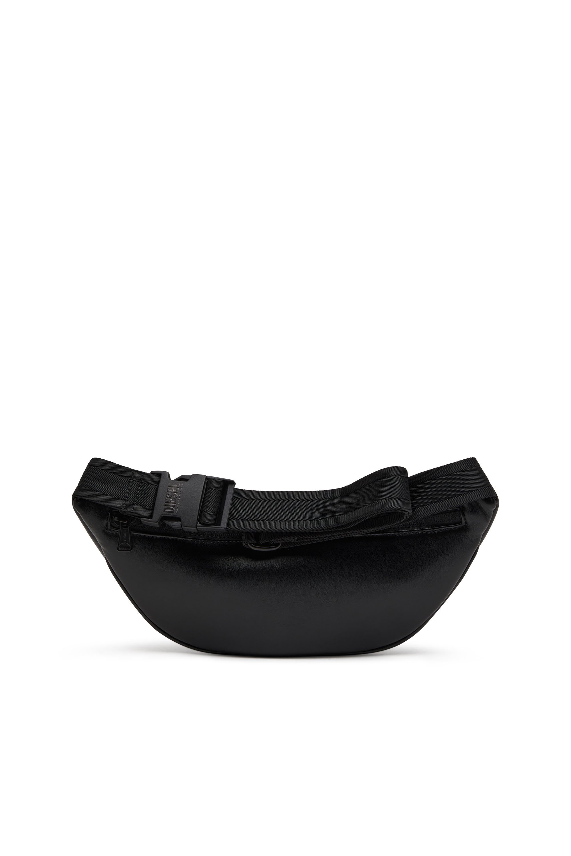 Diesel - HOLI-D BELT BAG M, Holi-D-Sac banane en PU et néoprène Homme in Noir - 2