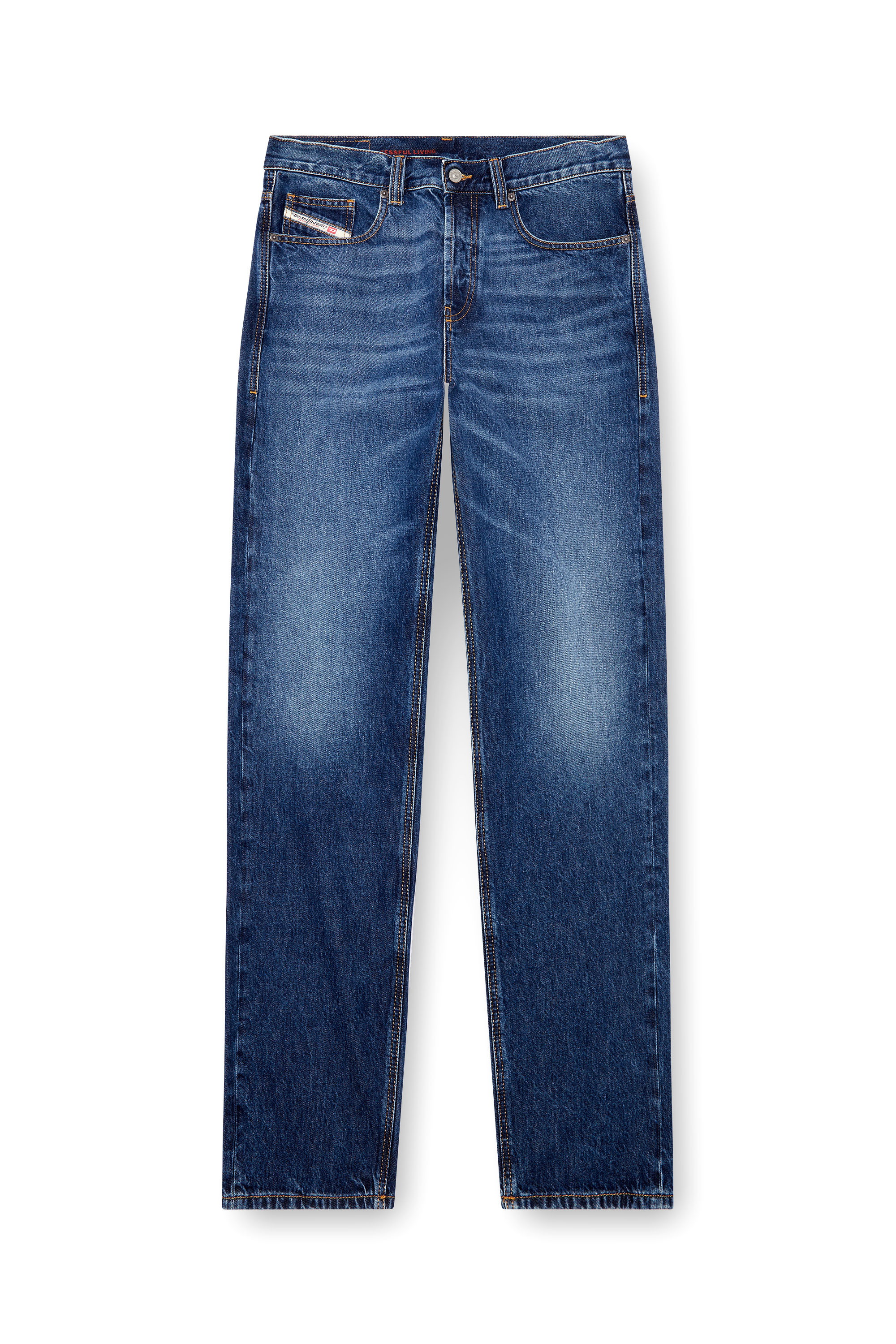 Diesel - Regular Jeans 2010 D-Macs 09I27 Homme, Bleu Foncé - Image 5