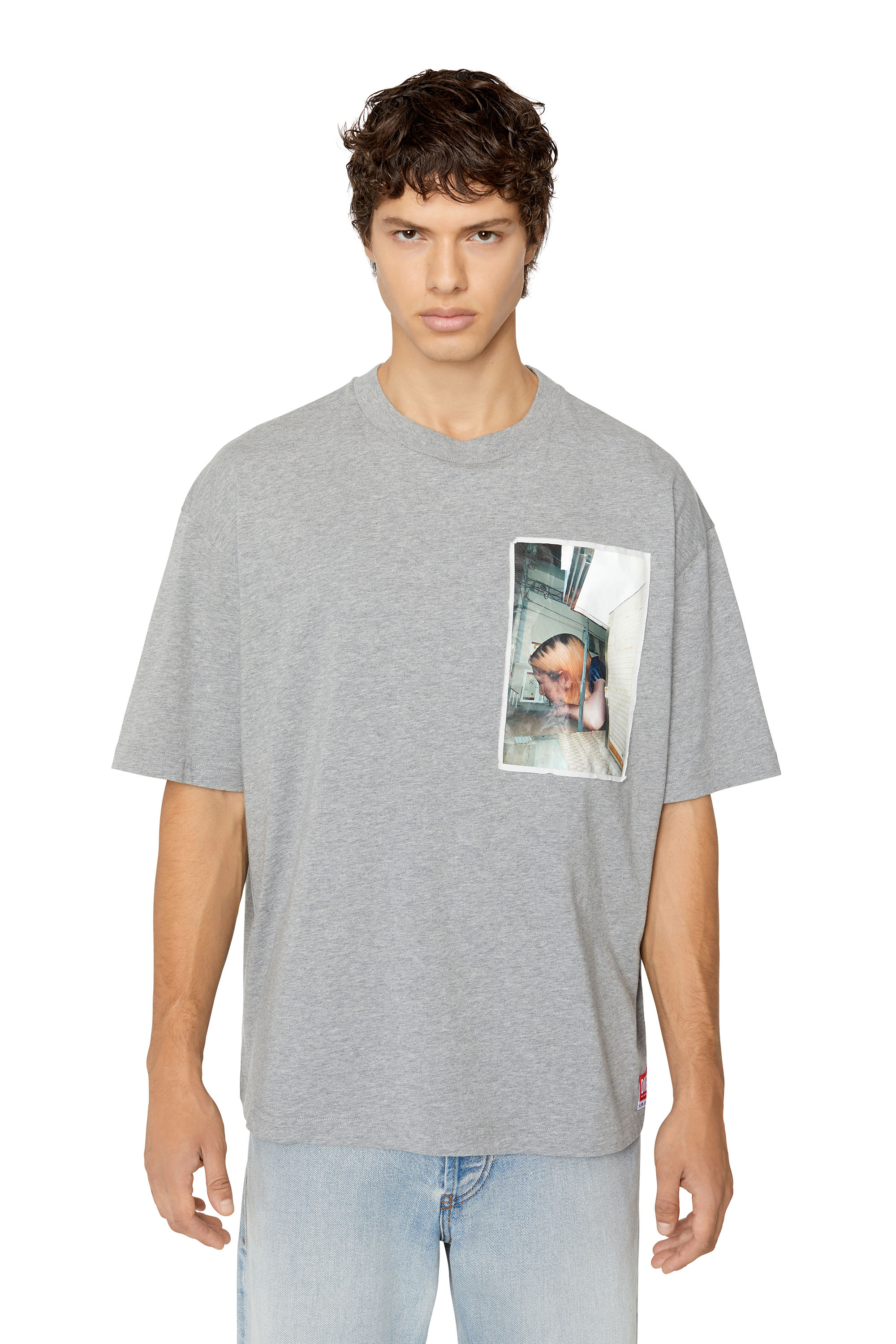 Diesel - SJ-T-WASH, Gris - Image 1