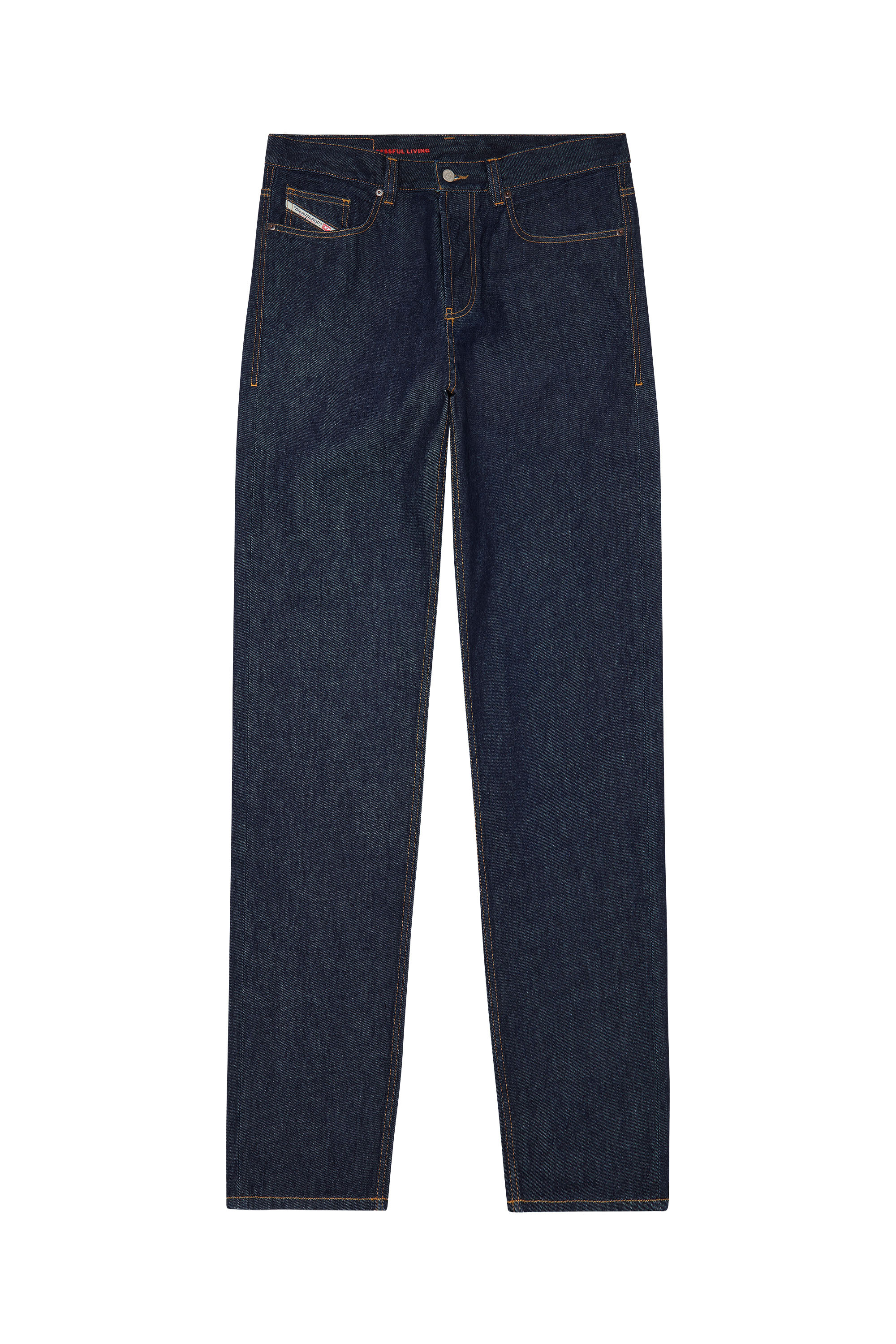 2010 D-MACS Z9C02 Straight Jeans, Bleu Foncé - Jeans