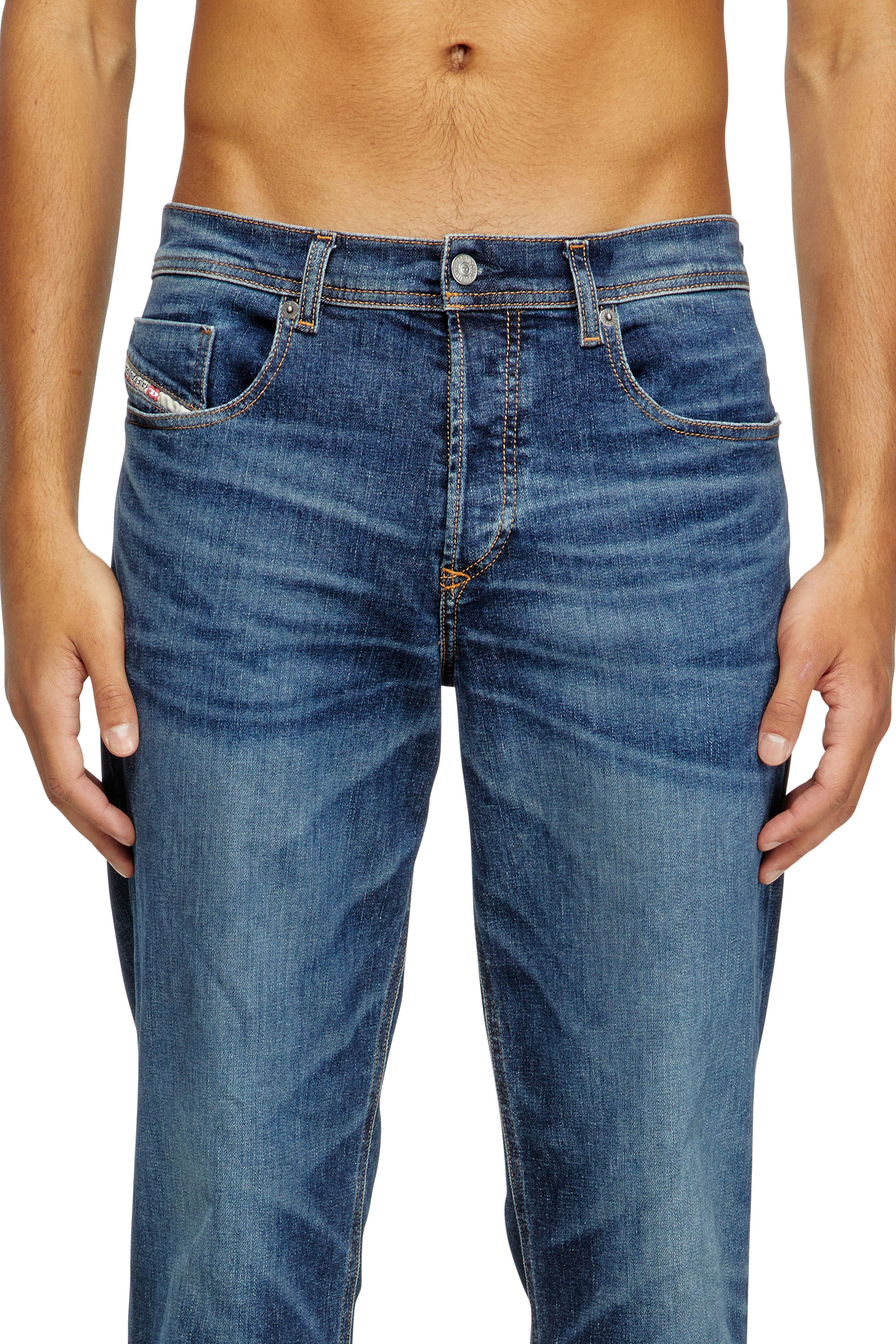 Regular Jeans 2023 D-Finitive 09J47, Bleu Foncé Diesel - Regular Jeans 2023 D-Finitive 09J47 Homme, Bleu Foncé - Image 5