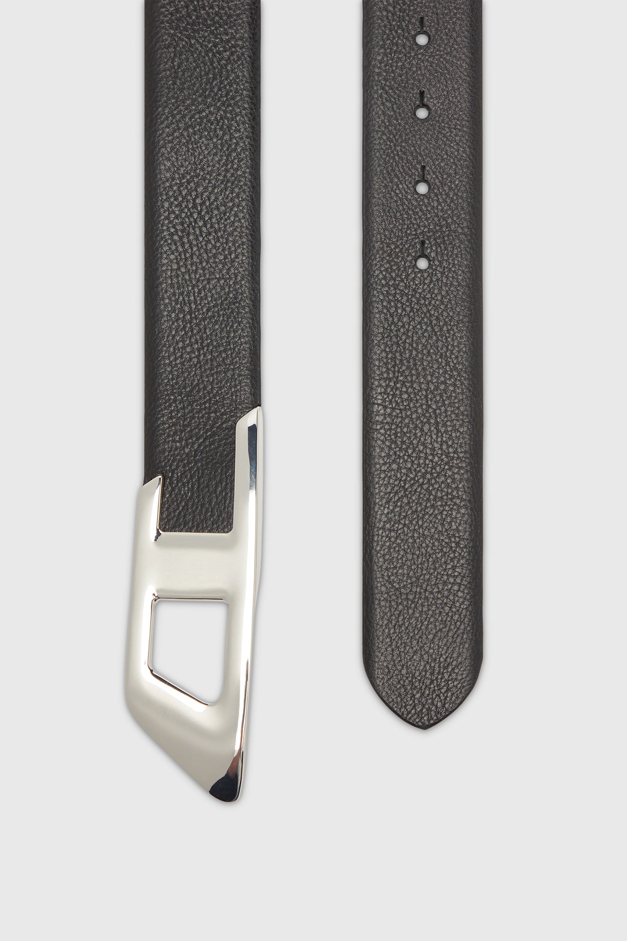 Diesel - B-D LOGO 2.0 40, Ceinture 4 cm en cuir avec boucle D Mixte in Noir - 2