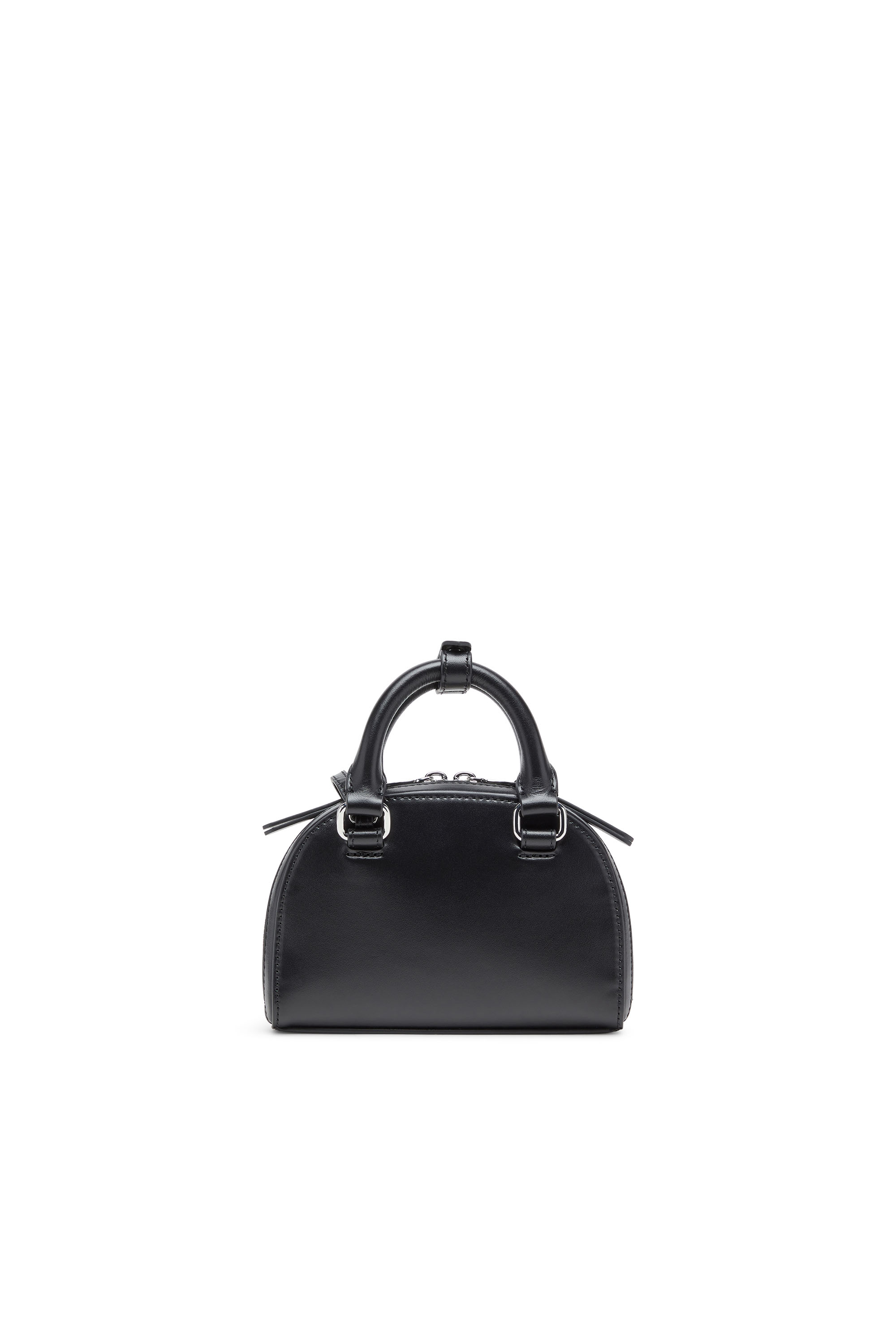 Diesel - 1DR DOME CROSSBODY XS, 1DR Dome-Sac bandoulière mini en cuir nappa Femme in Noir - 3