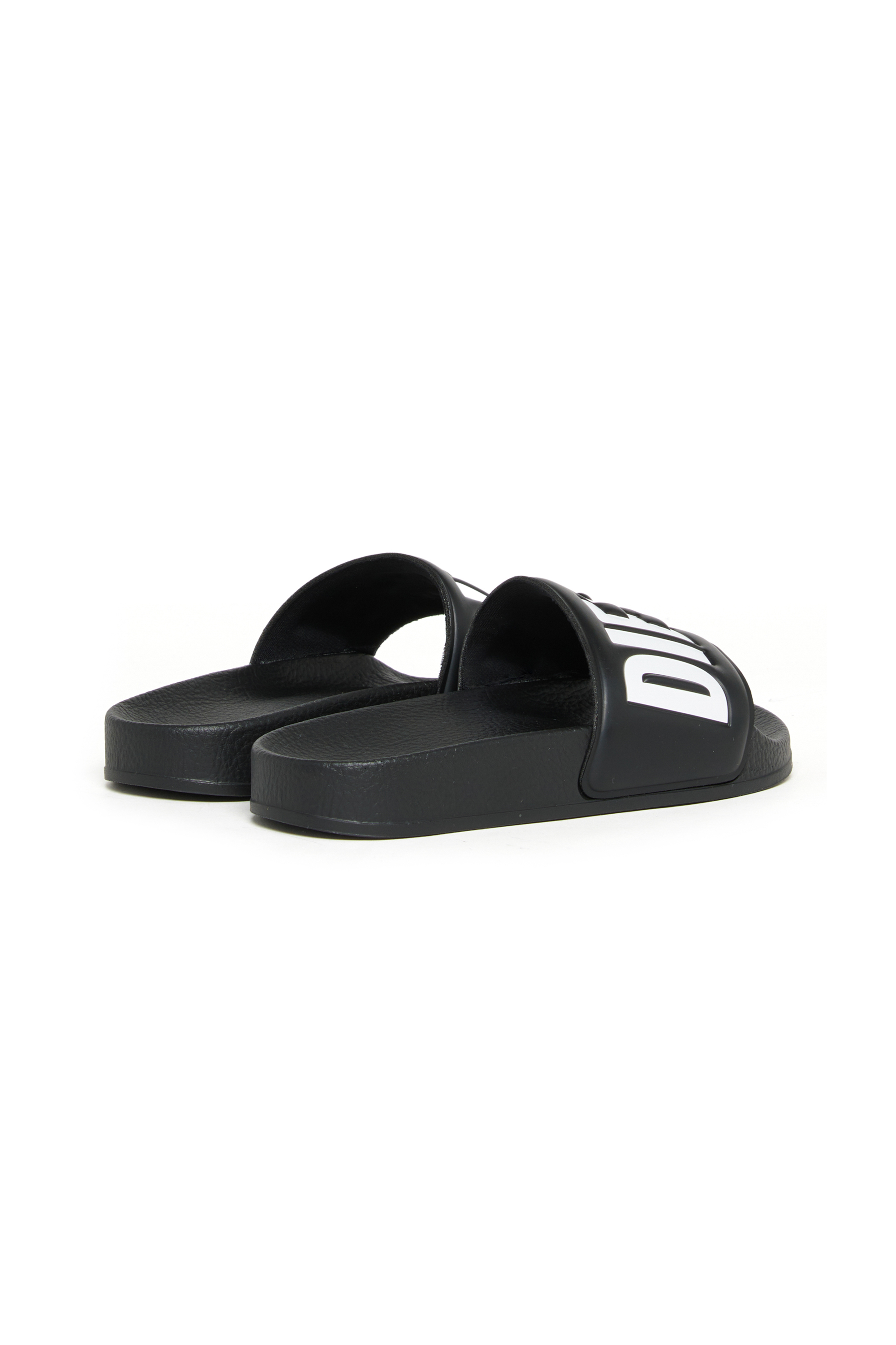 Diesel - SA-BWBISQOF, SA-BWBISQOF-Sliders avec logo emboss&eacute; Mixte in Noir - 3