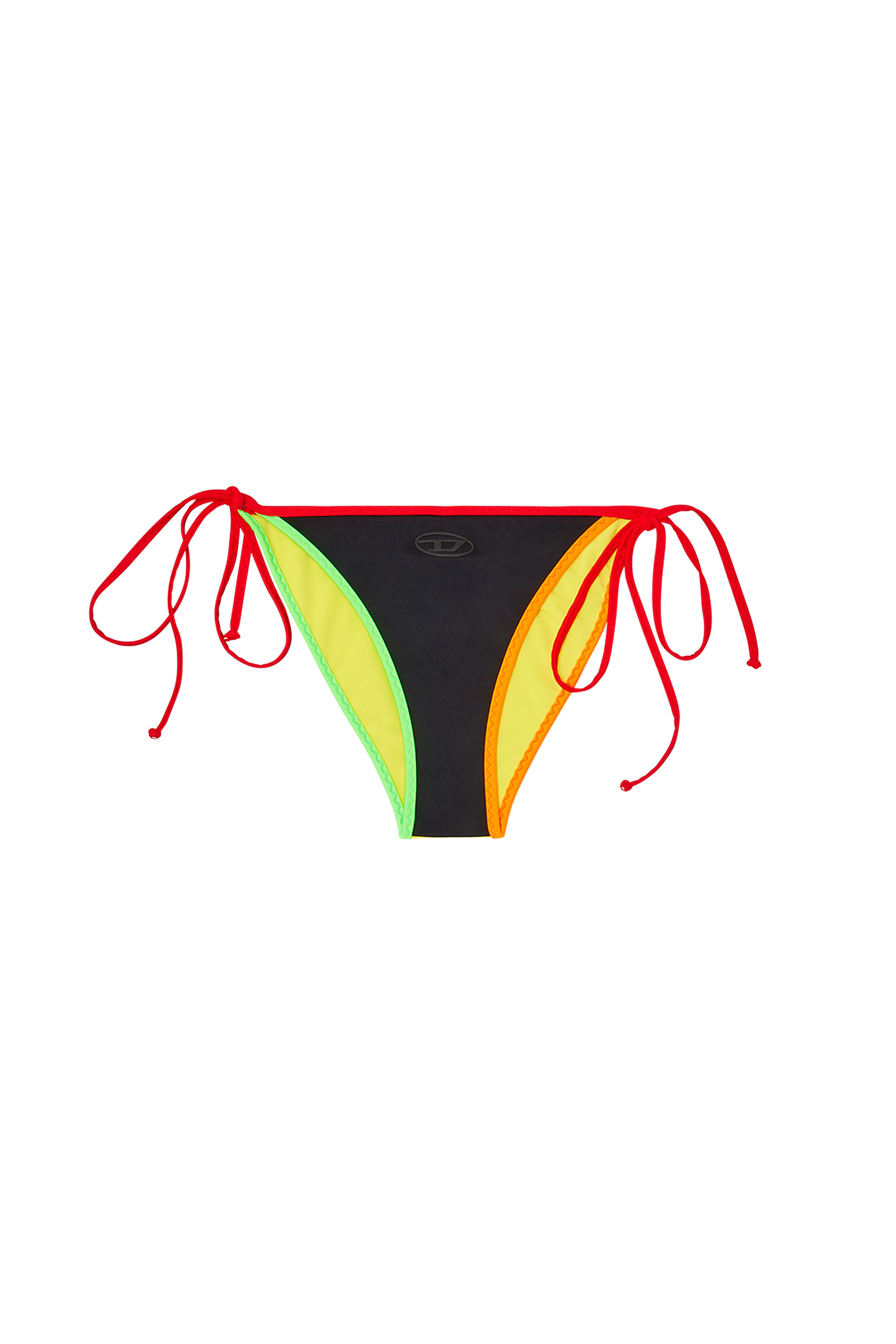Diesel - ALBA-D-POP, Bas de bikini color block avec liens sur les c&ocirc;t&eacute;s Femme in ToBeDefined - 3