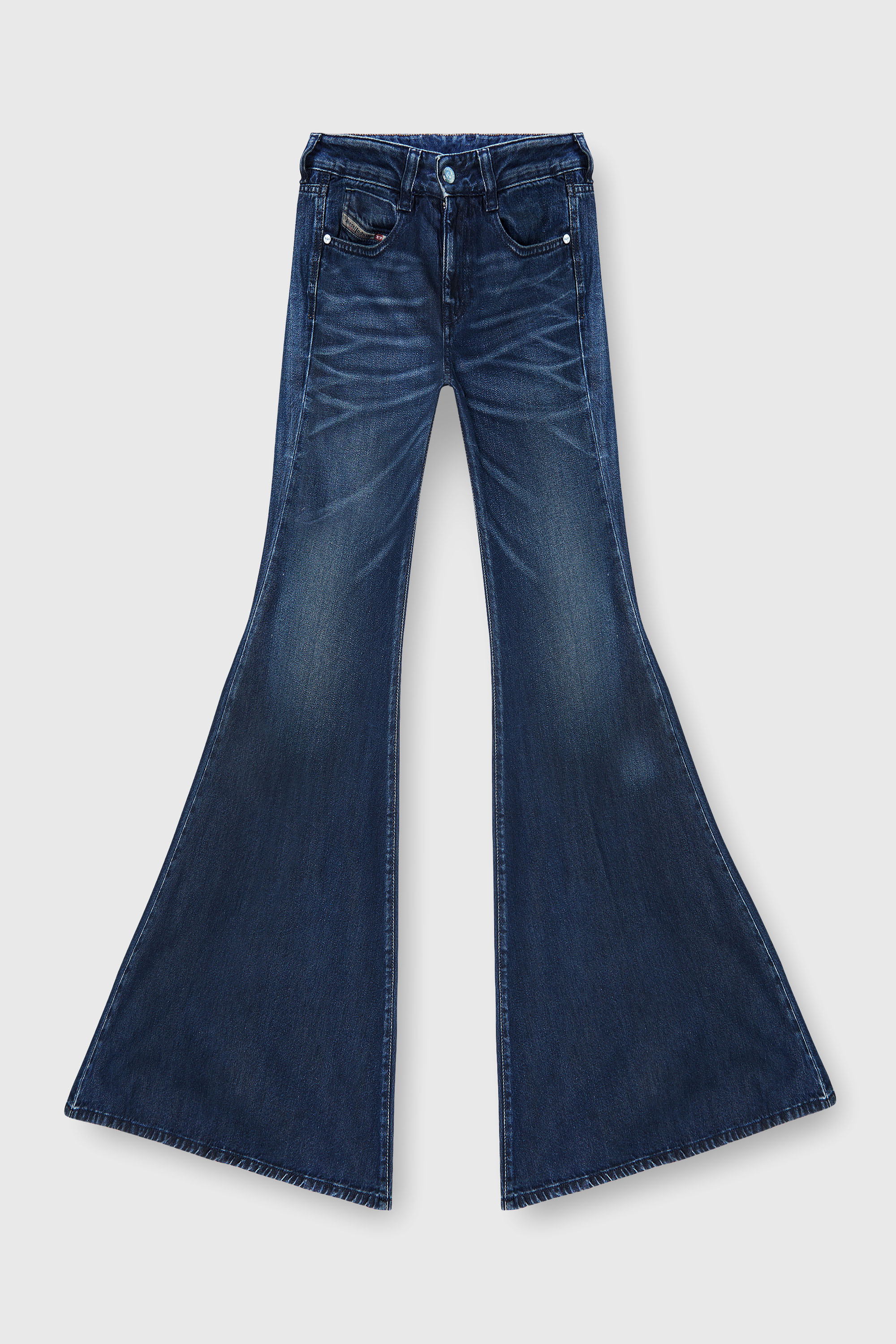 Diesel - Flare Jeans 1970 D-Bleess 09N21 Femme, Bleu Fonc&eacute; - Image 6