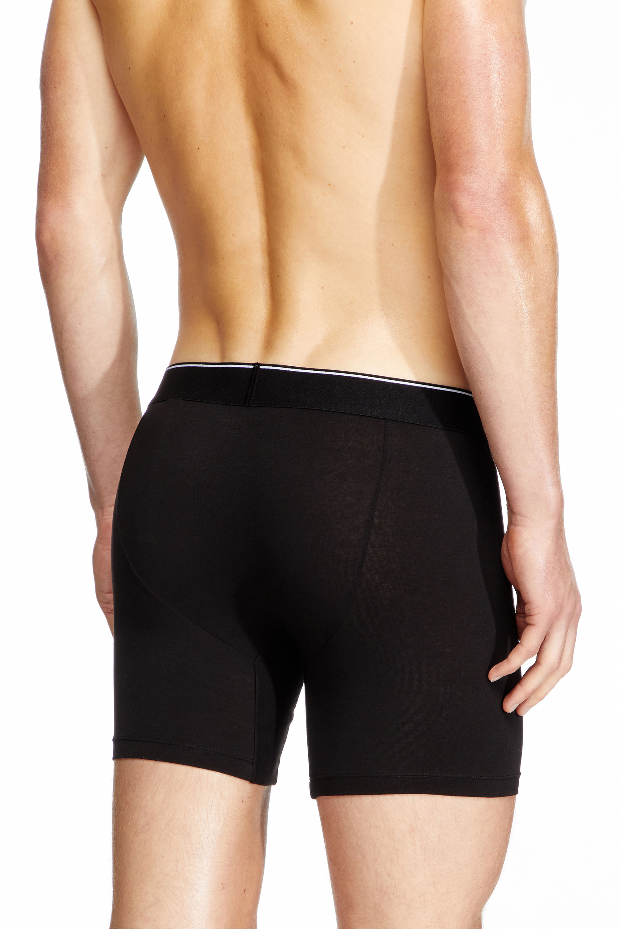 Diesel - MAX-3PACK, Lot de trois boxer en coton stretch Homme in Noir - 4