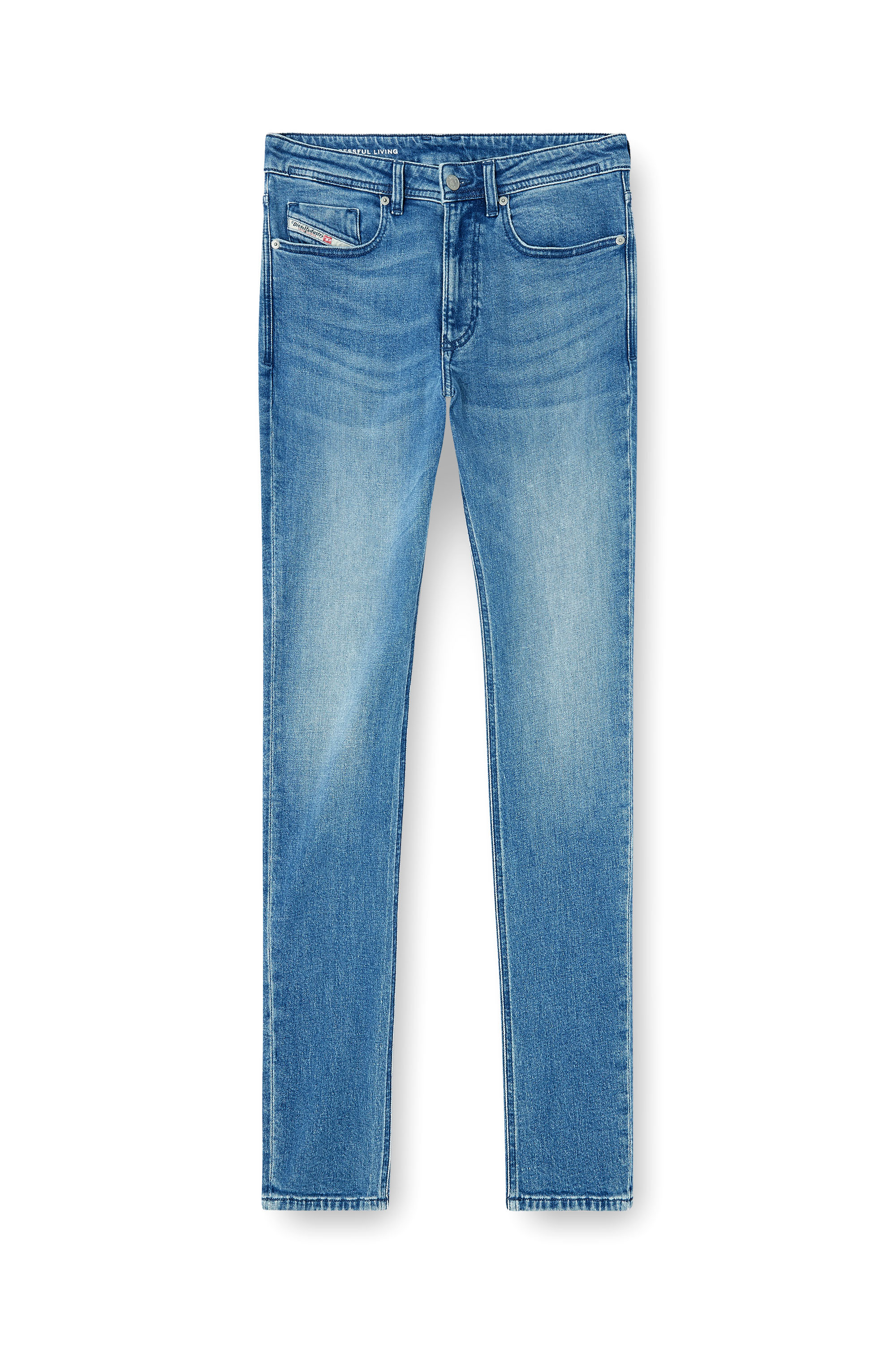 Diesel - Skinny Jeans 1979 Sleenker 0BEBI Homme, Bleu Clair - Image 4