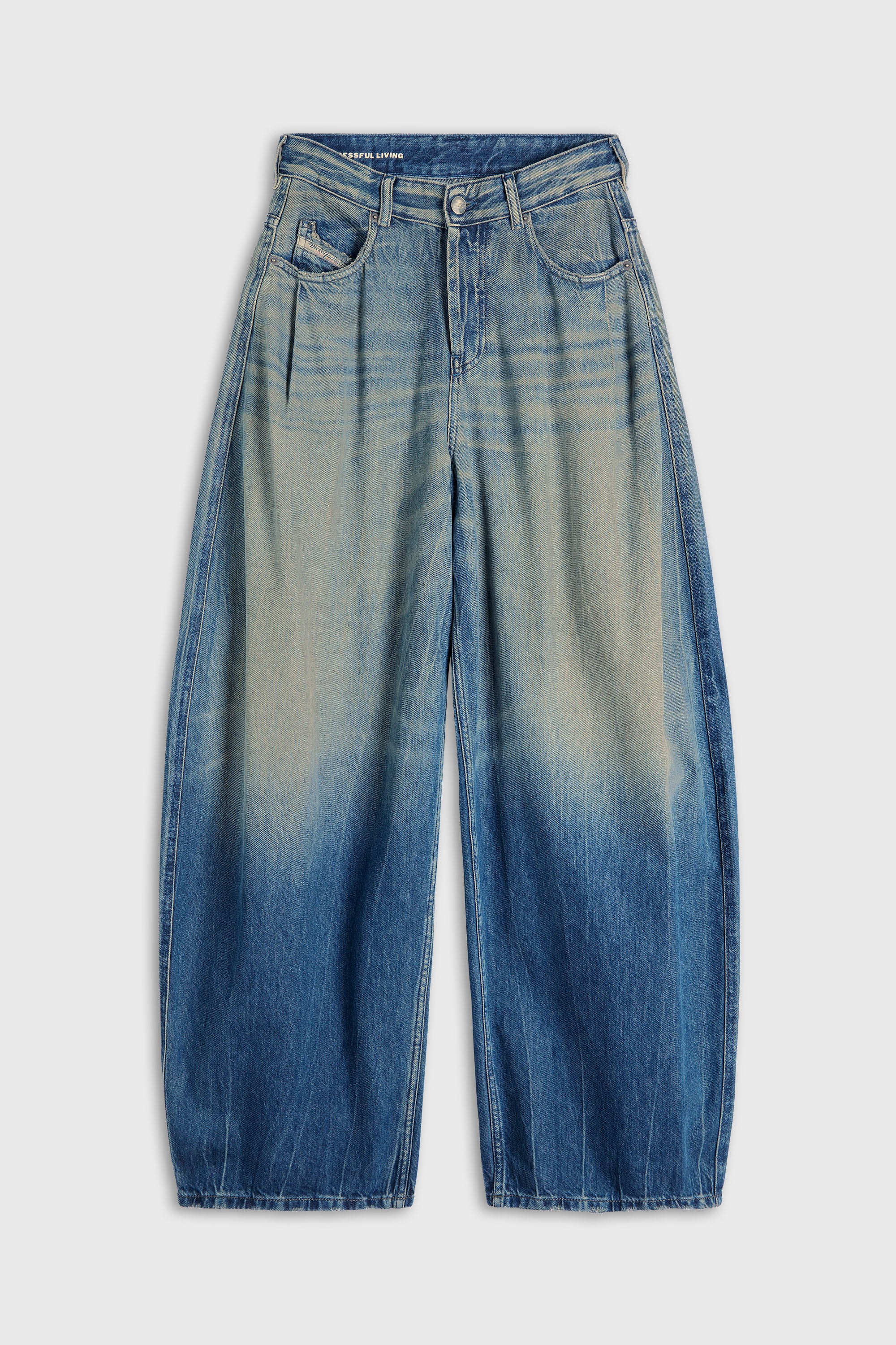 Diesel - Woman's Relaxed Jeans 1987 D-Khelz 09Q72, null - 2