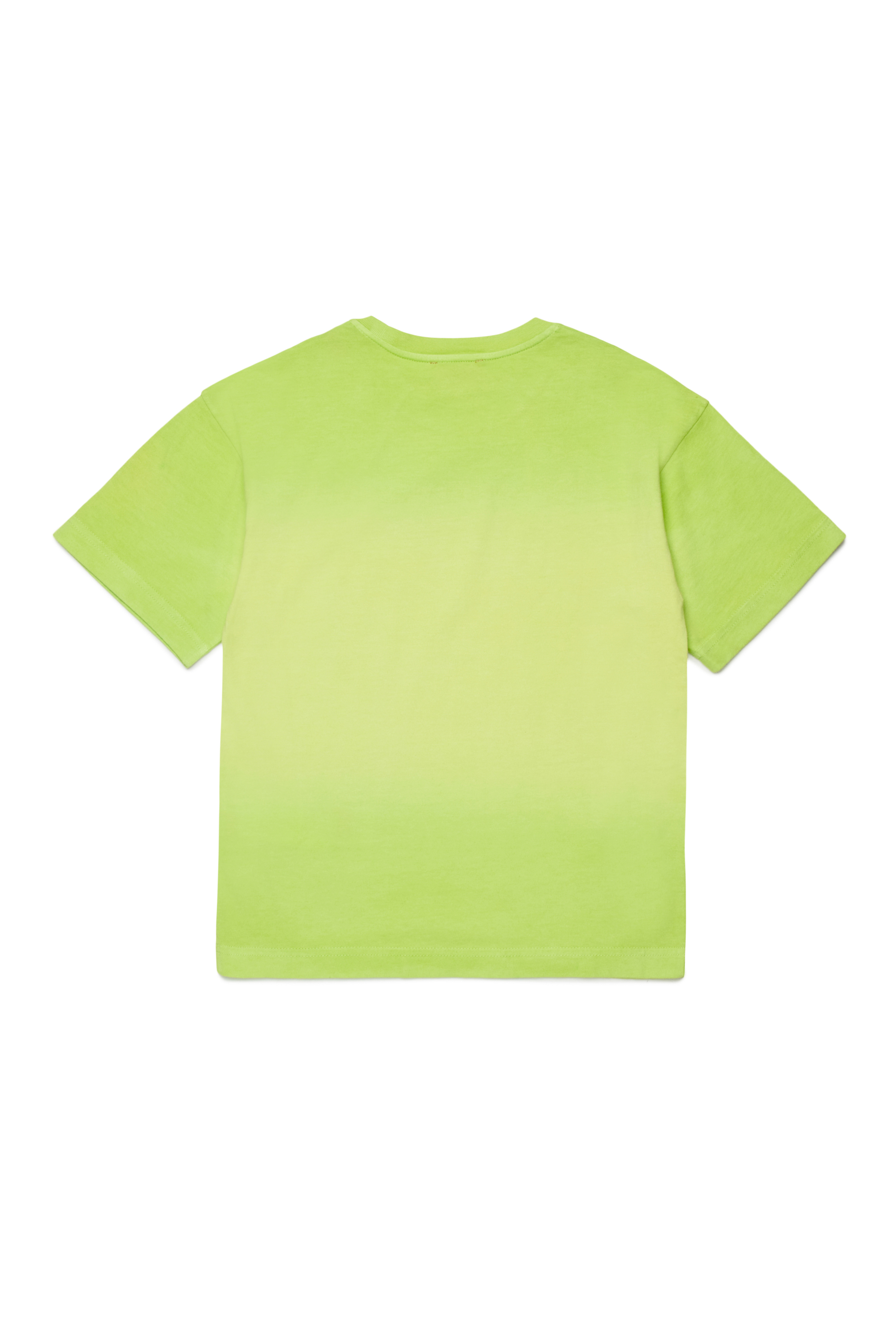 Diesel - TSHADE OVER, T-shirt en coton avec un effet ombr&eacute; Homme in Vert - 2