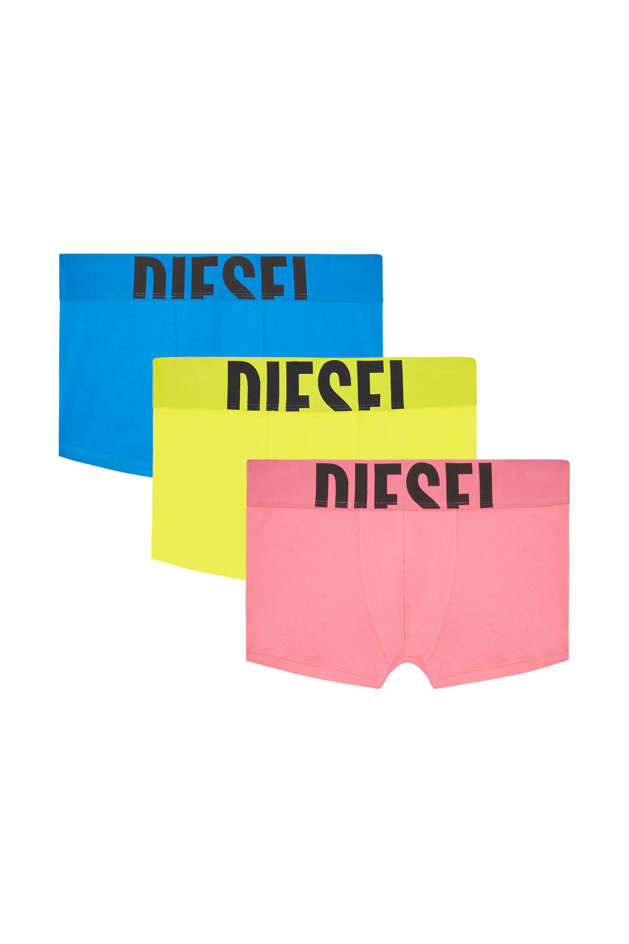Diesel - UMBX-DAMIENTHREEPACK-5.5EL, Lot de trois boxers en coton stretch Homme in Polychrome - 1