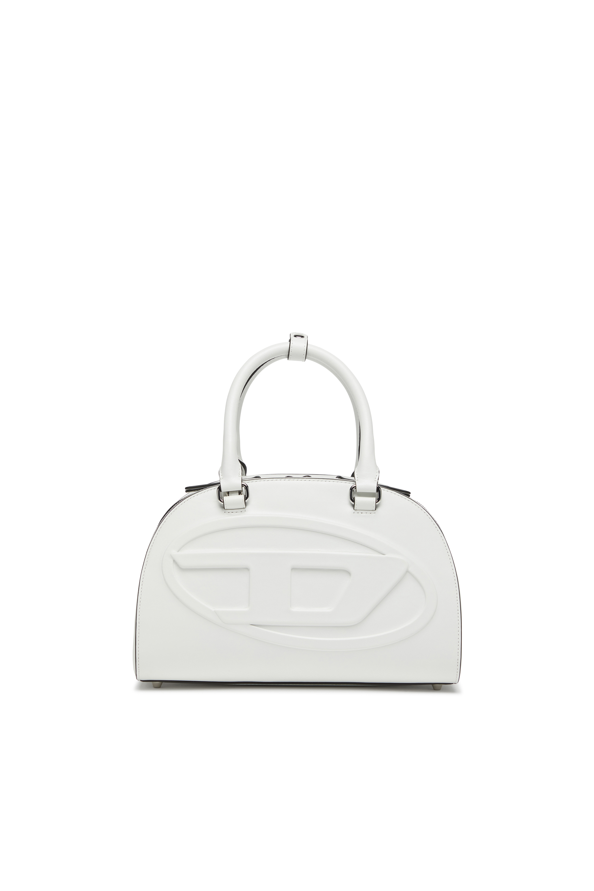 Diesel - 1DR DOME TOP HANDLE, Sac bowling en cuir Femme in Blanc - 1