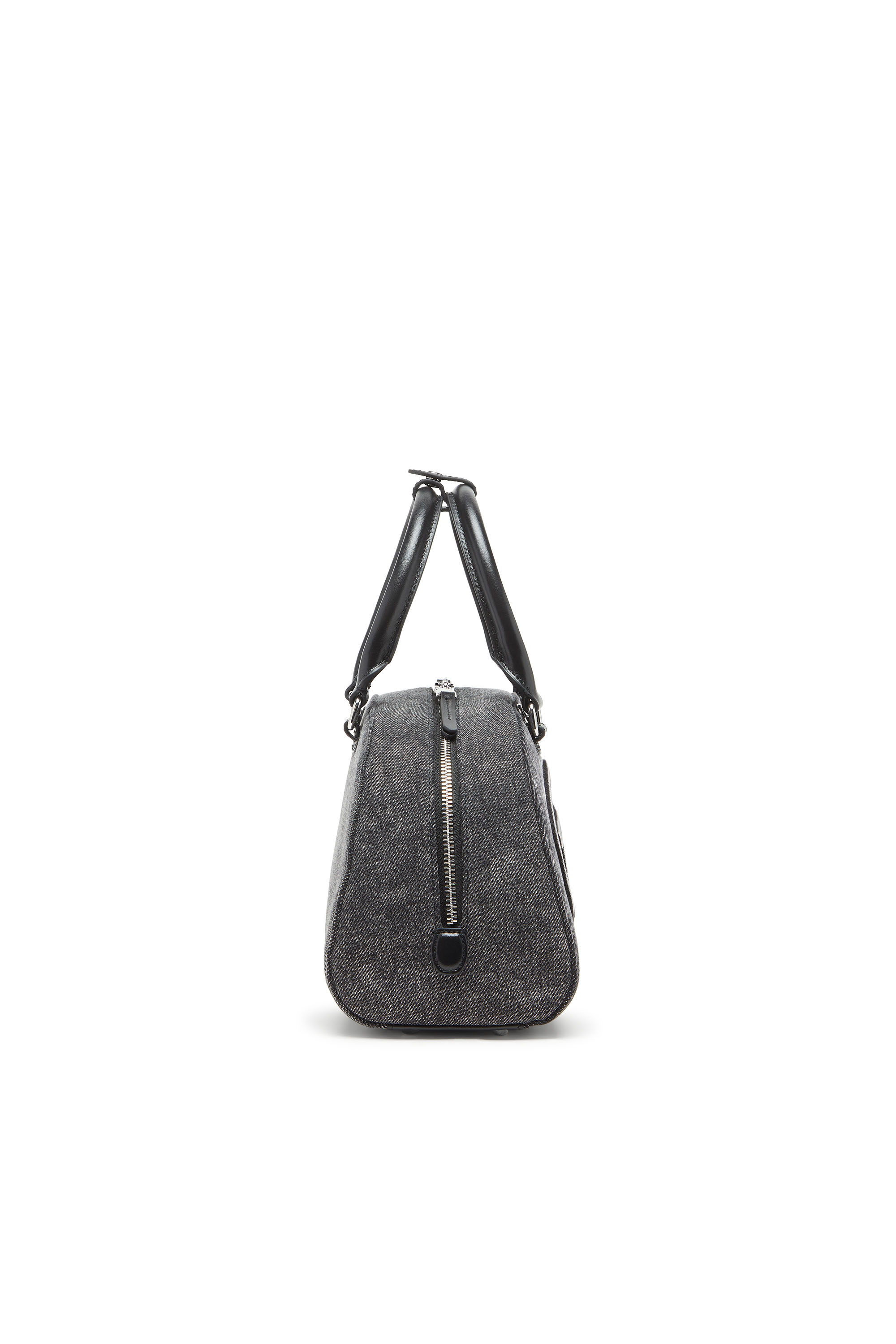 Diesel - 1DR DOME TOP HANDLE, 1DR Dome-Sac bowling en denim délavé Femme in Gris - 4