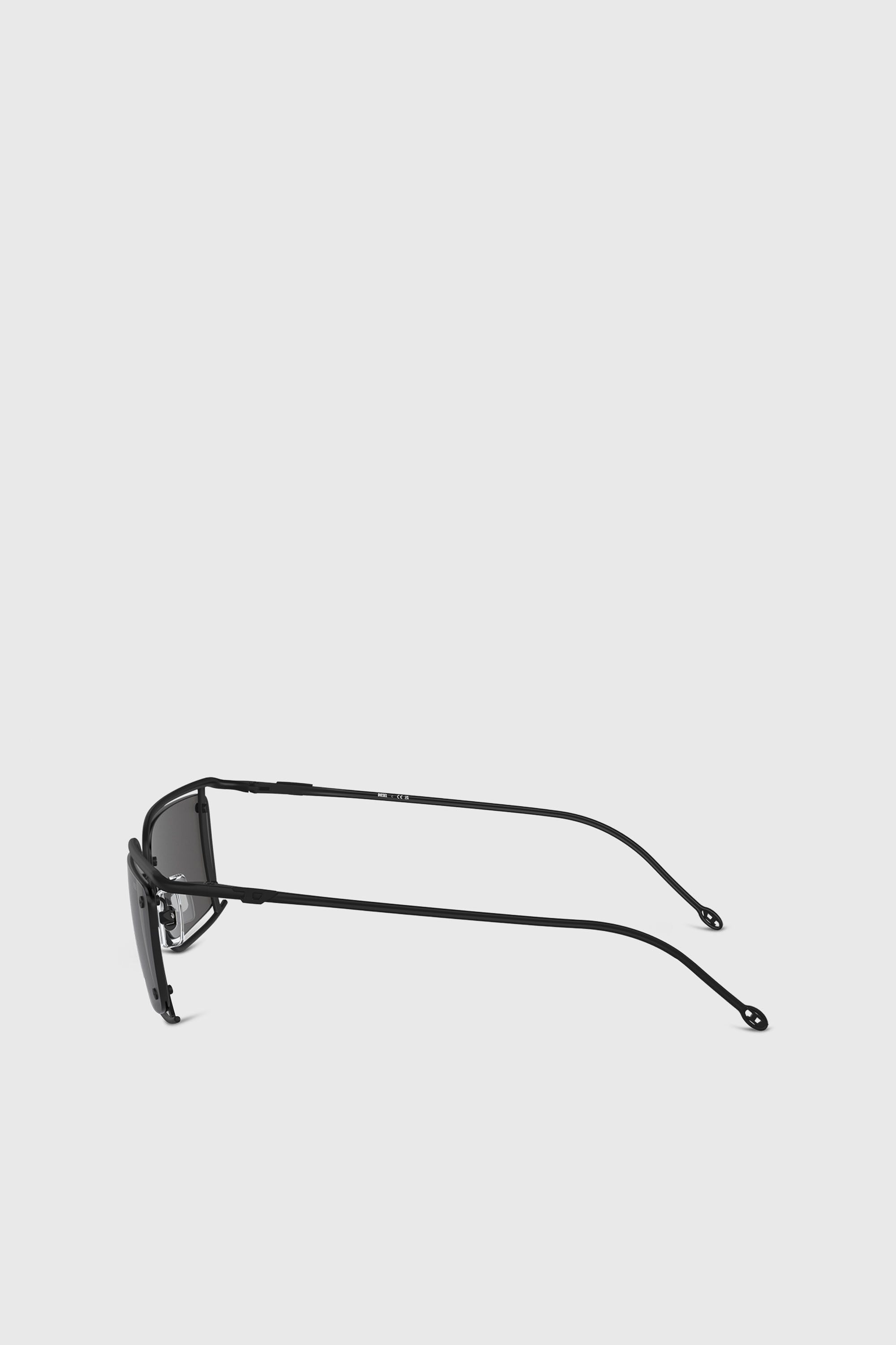 Diesel - 0DL1002, Lunettes de soleil rectangulaires Mixte in Noir - 2