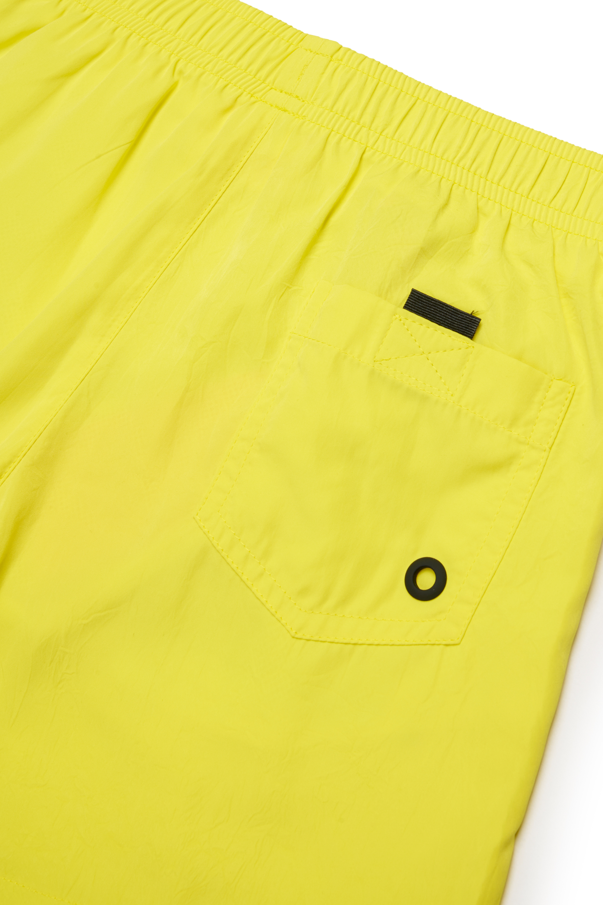 Diesel - MIDIT, Short de bain avec maxi logo Homme in Jaune - 4