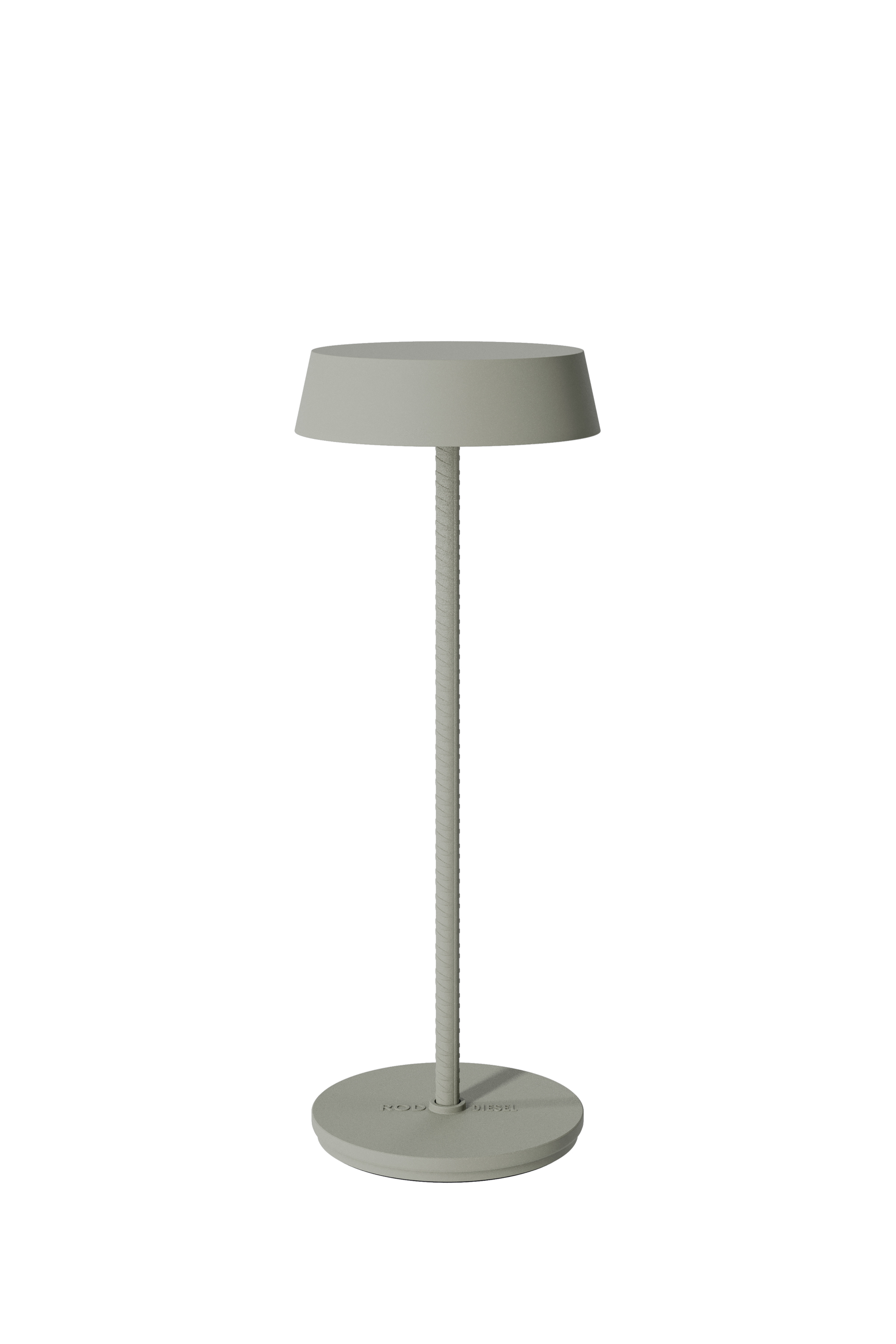 Diesel - 51181 9230 ROD CORDLESS TABLE LAMP MOSS, Lampe portable et rechargeable Mixte in Gris - 1