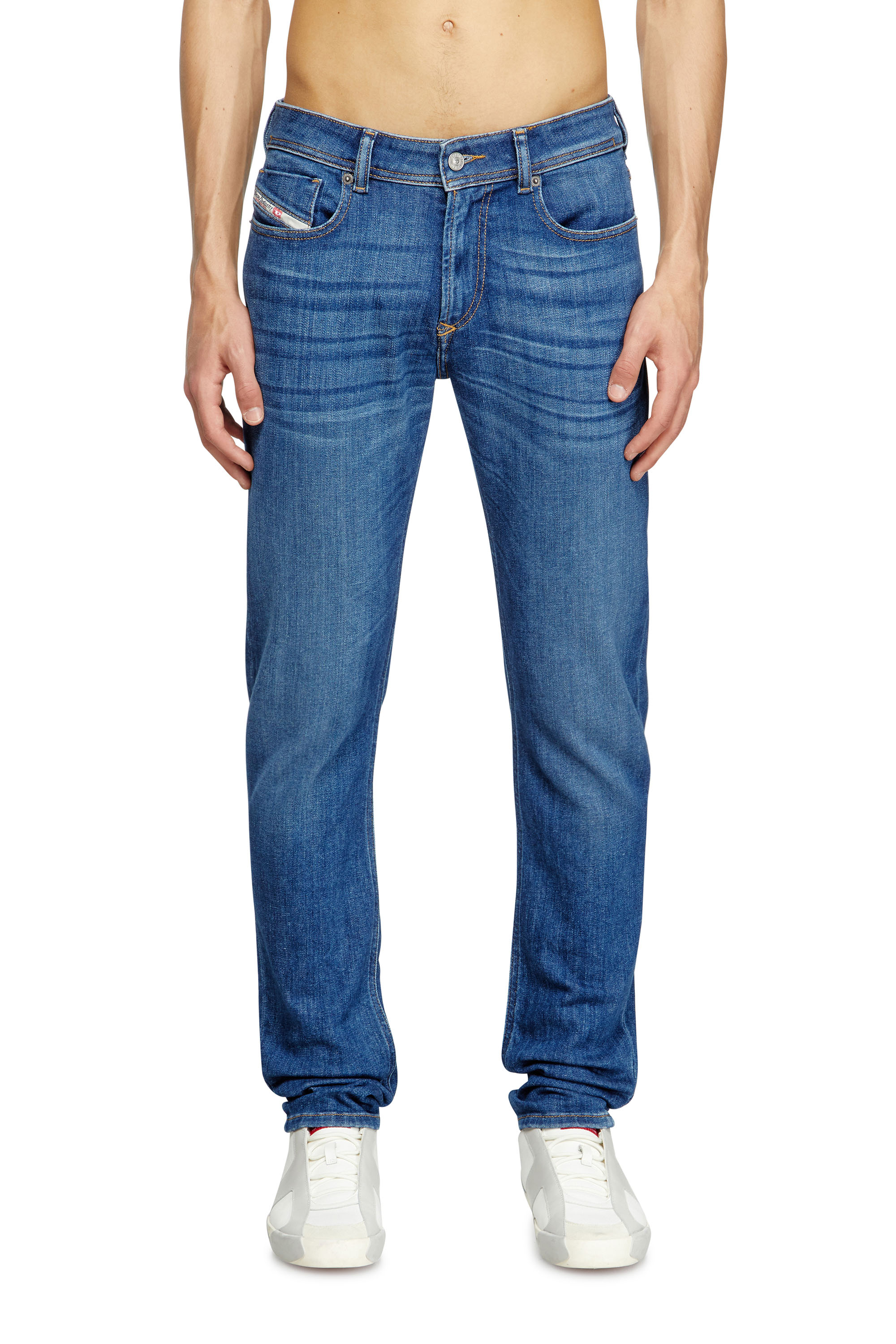 Diesel - Skinny Jeans 1979 Sleenker 09M73 Homme, Bleu moyen - Image 3