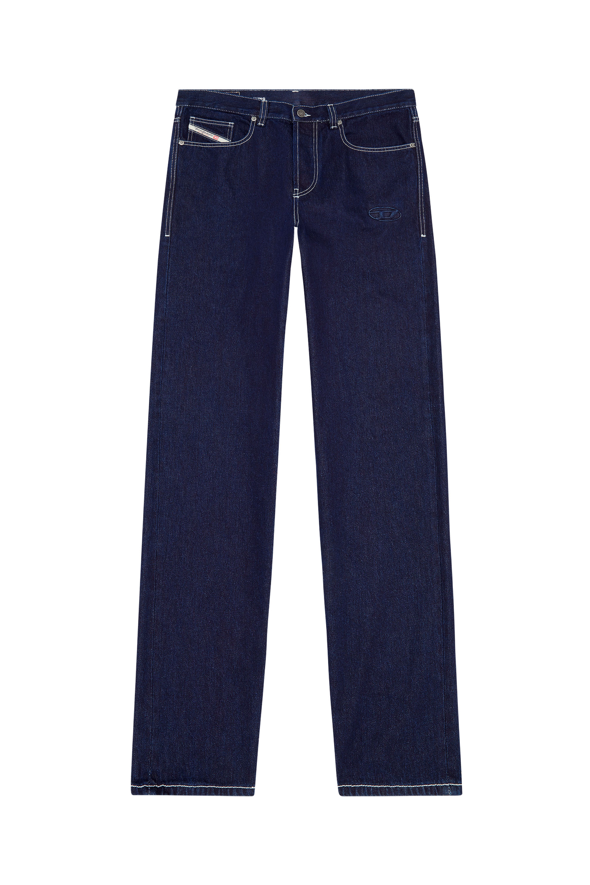 2010 D-Macs 09F19 Straight Jeans, Bleu Foncé - Jeans