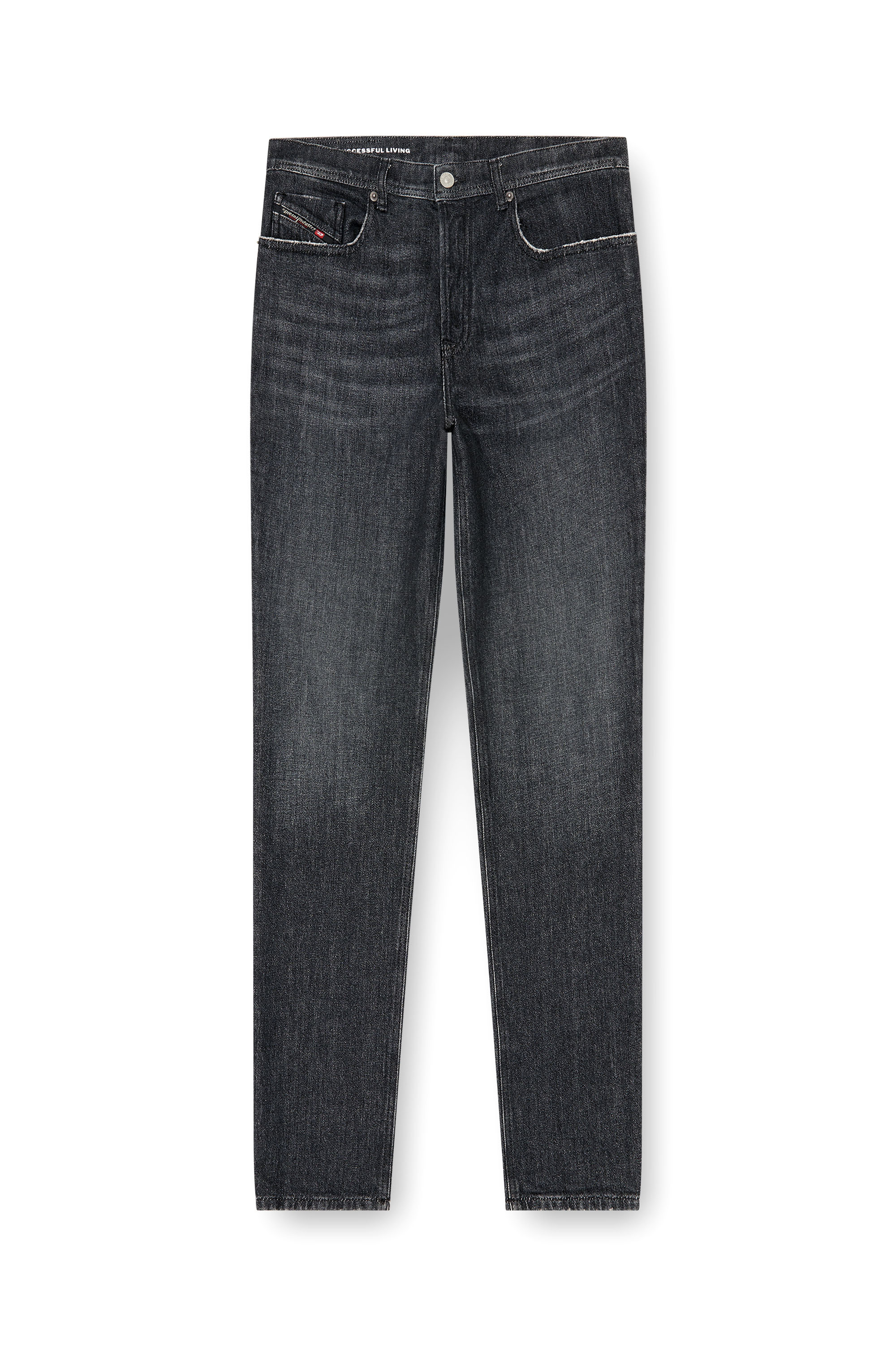 Diesel - Regular Jeans 2023 D-Finitive 09P79 Homme, Noir/Gris fonc&eacute; - Image 3