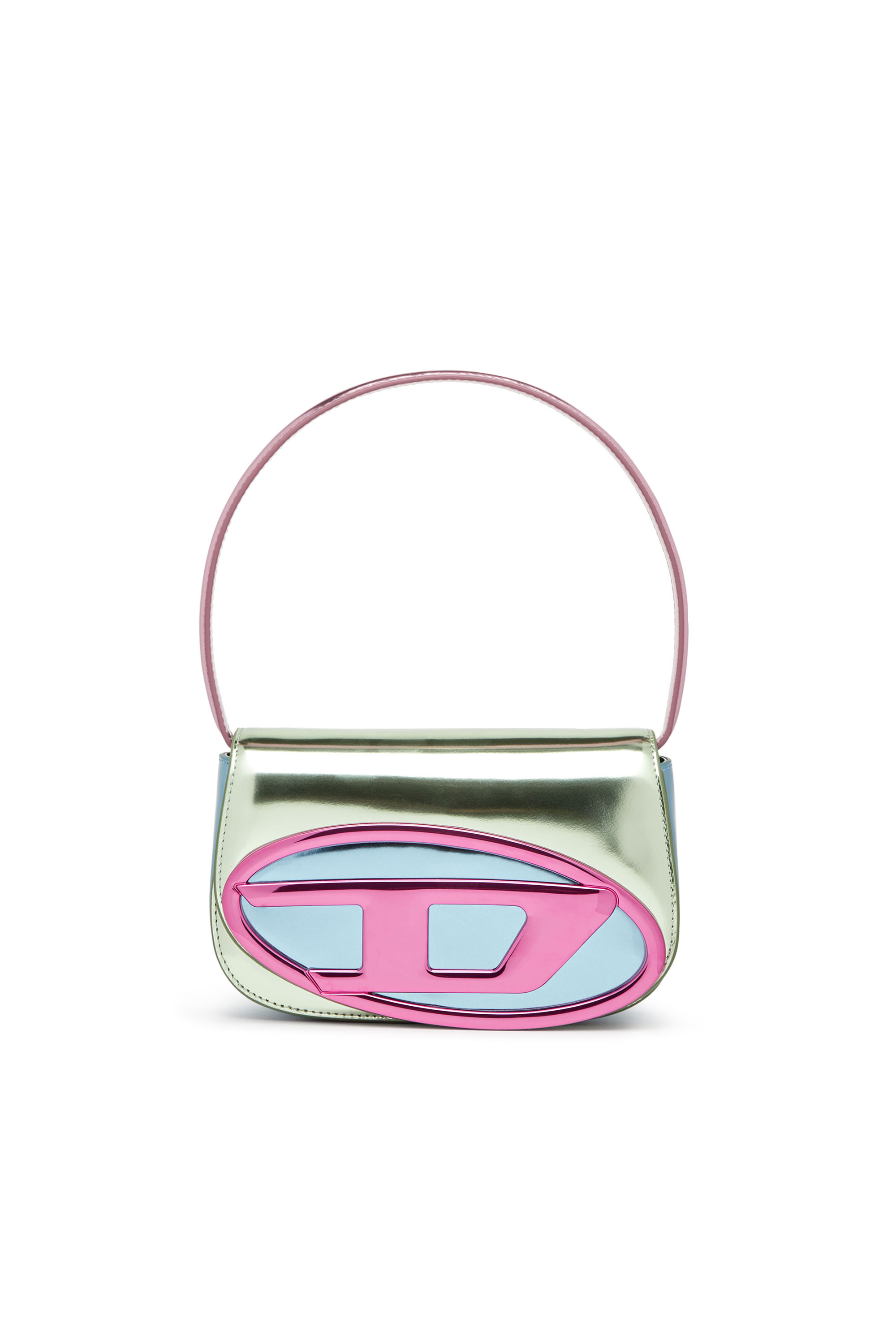 Diesel - 1DR, 1DR-Sac &agrave; bandouli&egrave;re embl&eacute;matique en cuir miroir Femme in Polychrome - 1