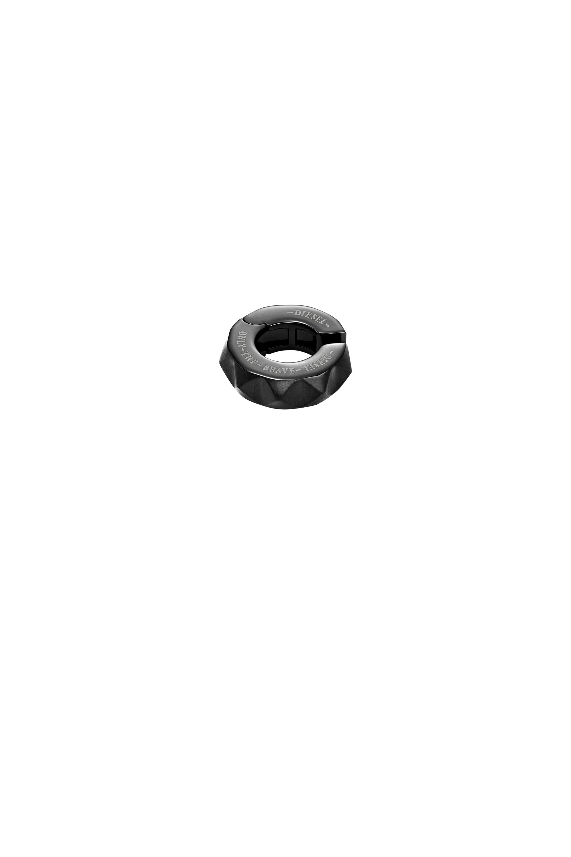 Diesel - DX1556001 JEWEL, Unisex's Black Stainless Steel Cuff Earring in Black - 1