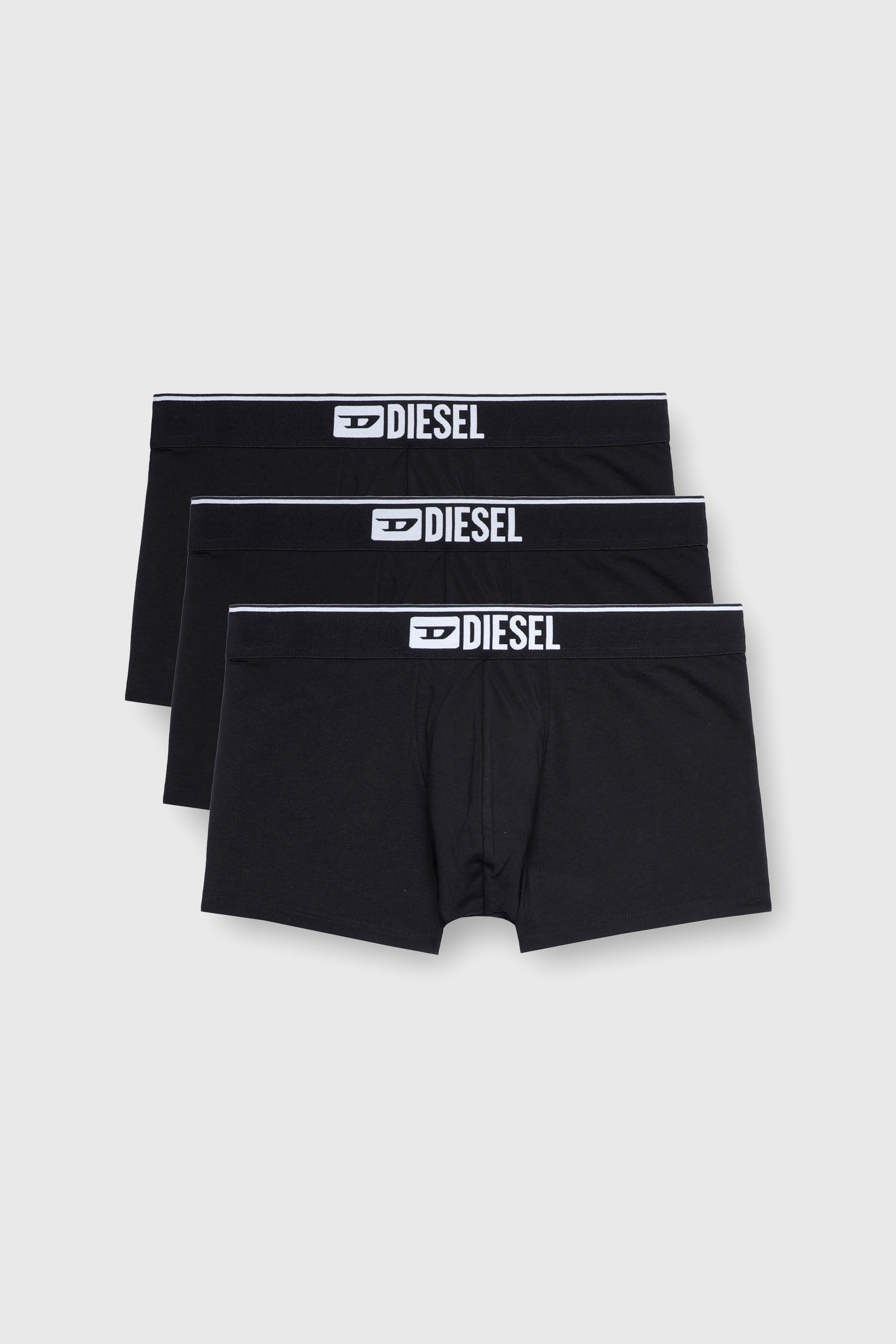 Diesel - UMBX-DAMIENTHREEPACK, Lot de trois boxers couleur unie Homme in Noir - 1