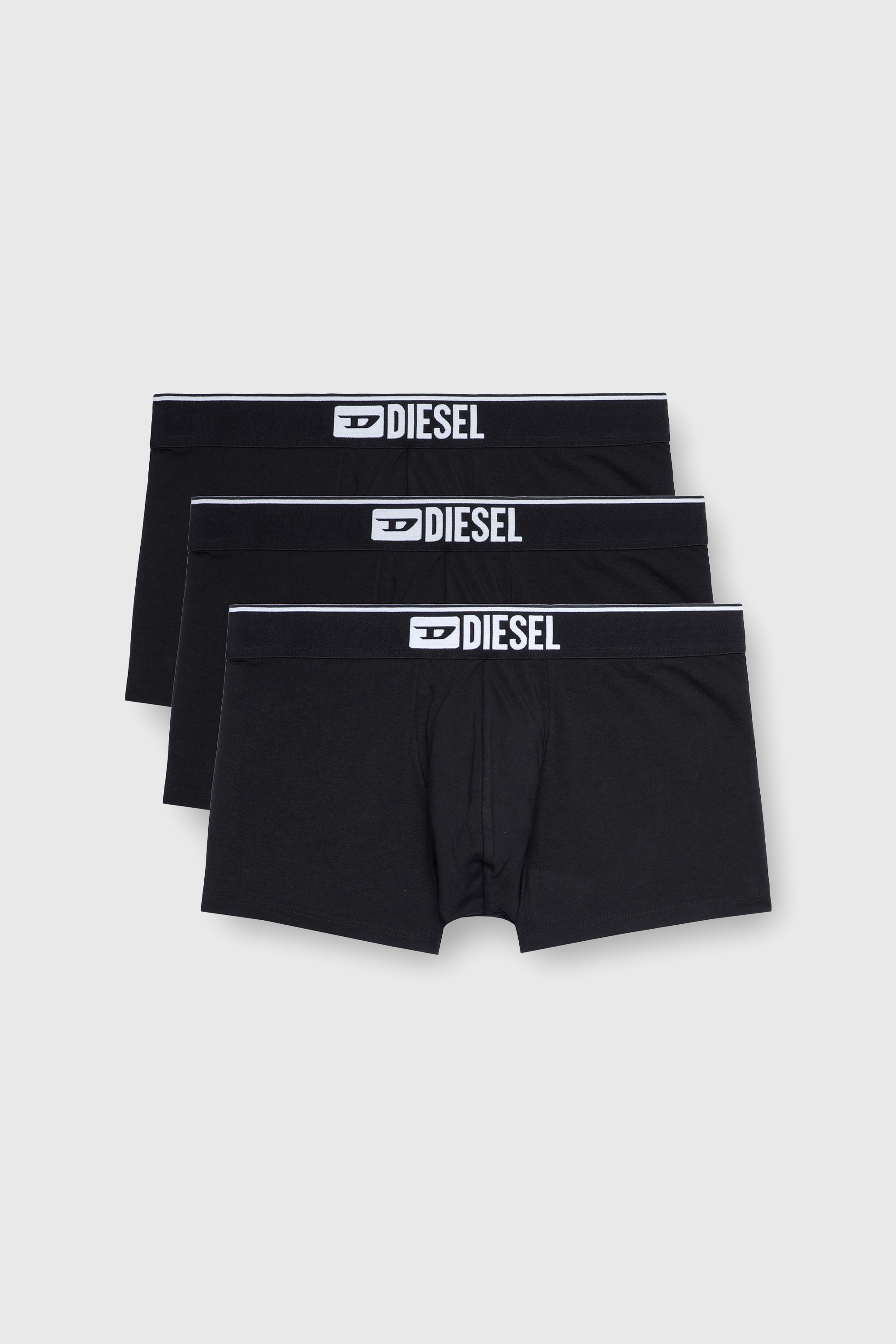 Diesel - UMBX-DAMIENTHREEPACK, Lot de trois boxers couleur unie Homme in Noir - 2