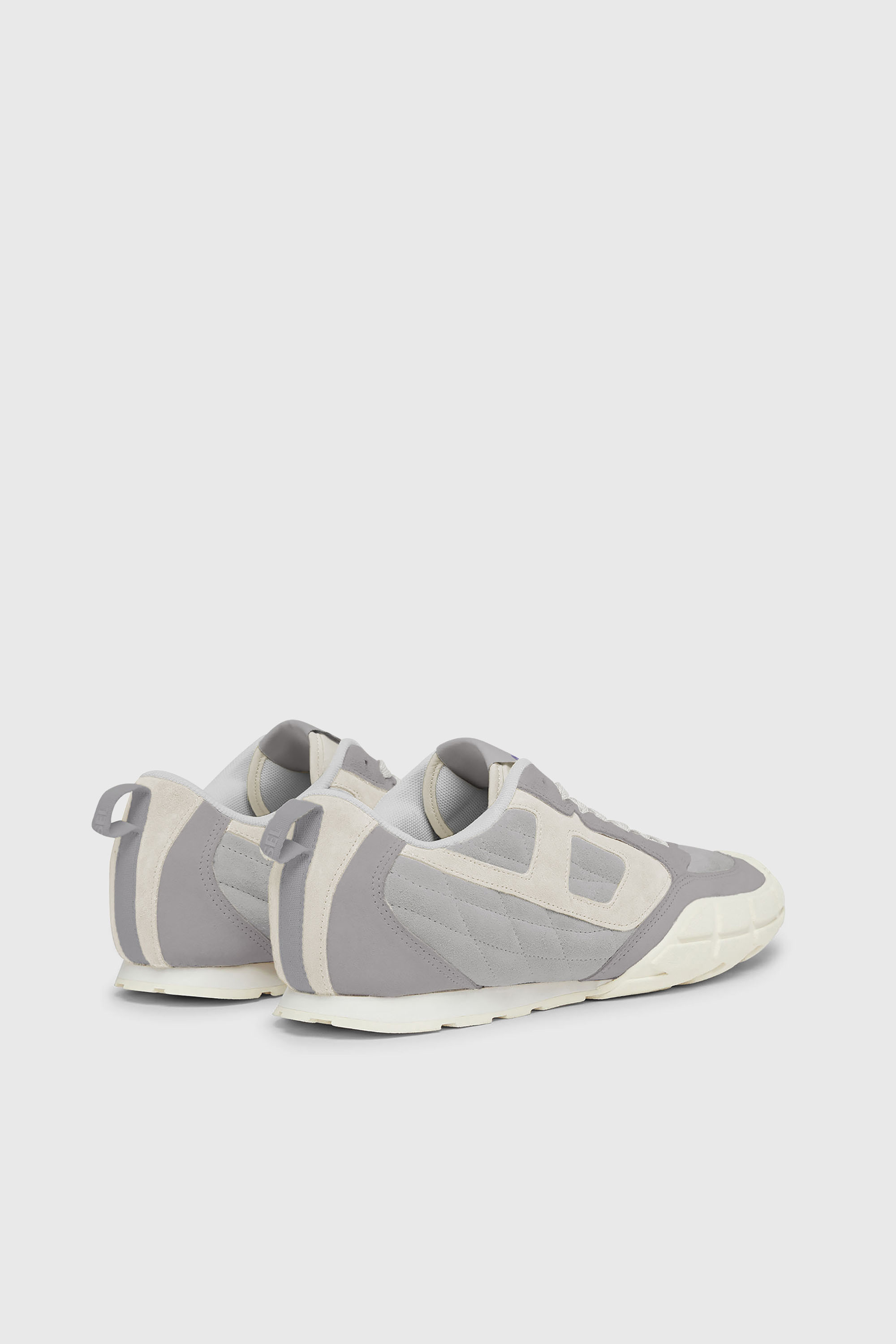 Diesel - S-PAGODHA LOW, S-Pagodha-Baskets en daim matelass&eacute;es Homme in Gris - 3