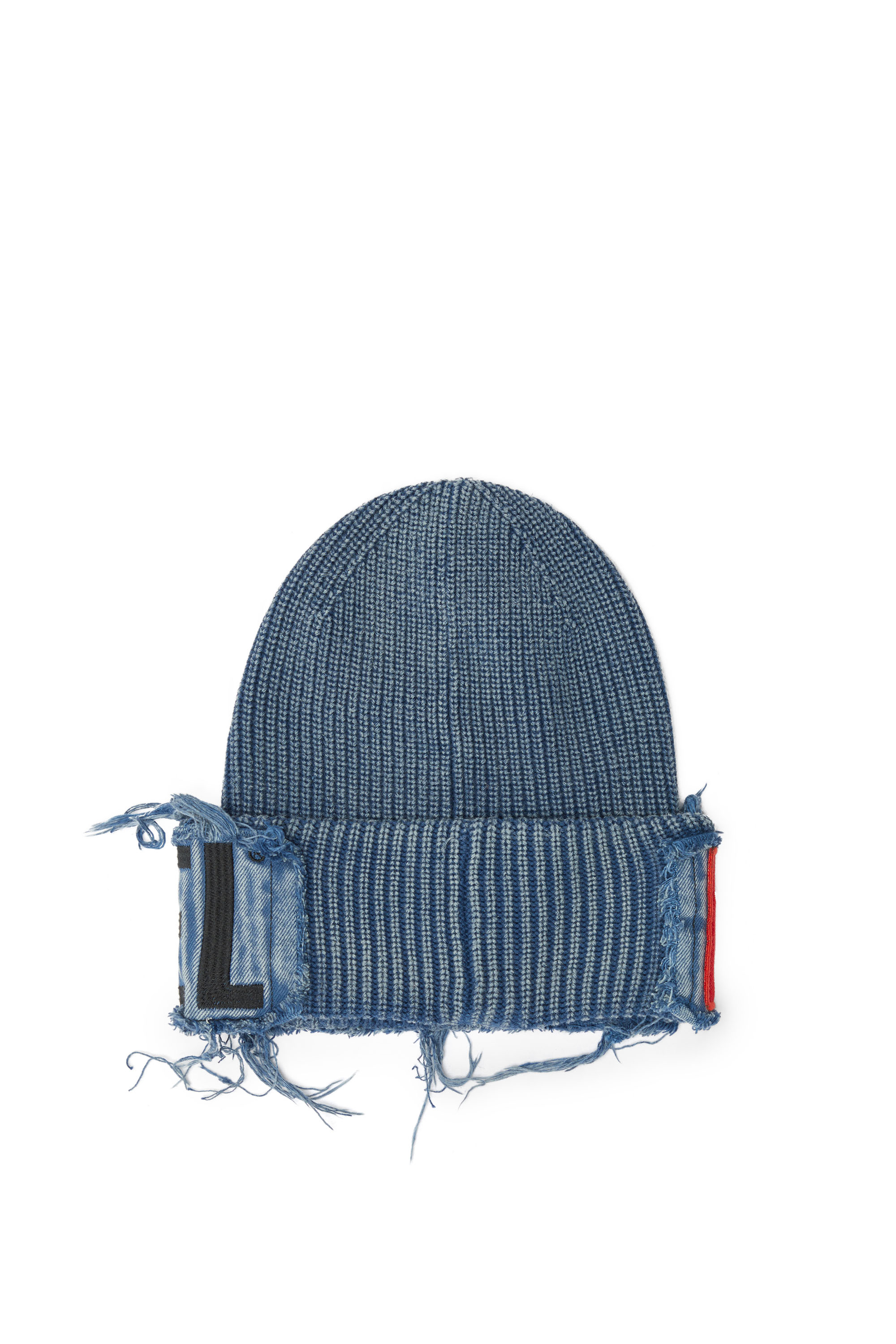 Diesel - K-FROK, Bonnet effet denim avec d&eacute;tail d'empi&egrave;cement audacieux Mixte in Bleu - 2
