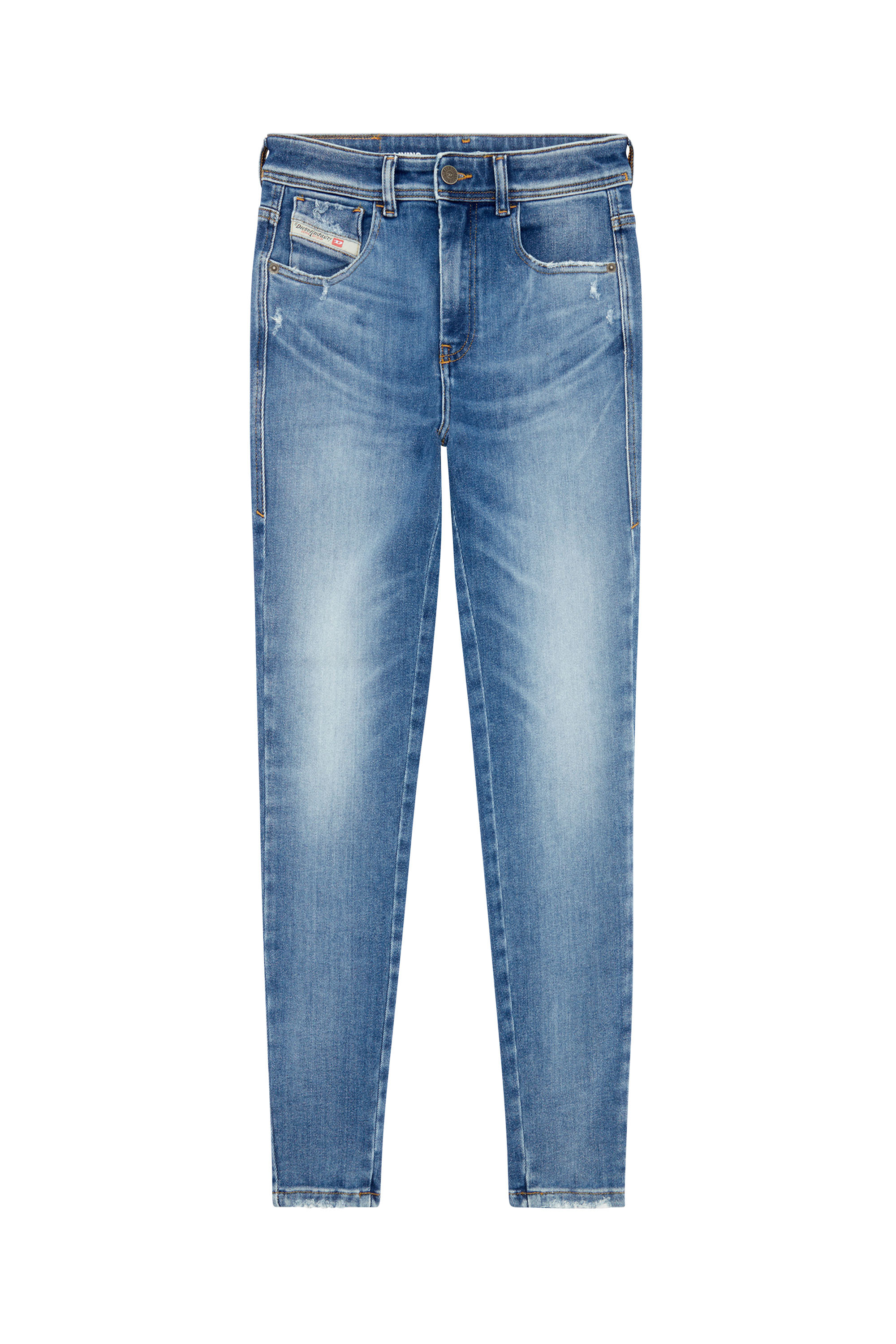 Diesel - Super skinny Jeans 1984 Slandy-High 09H92, Bleu moyen - Image 4
