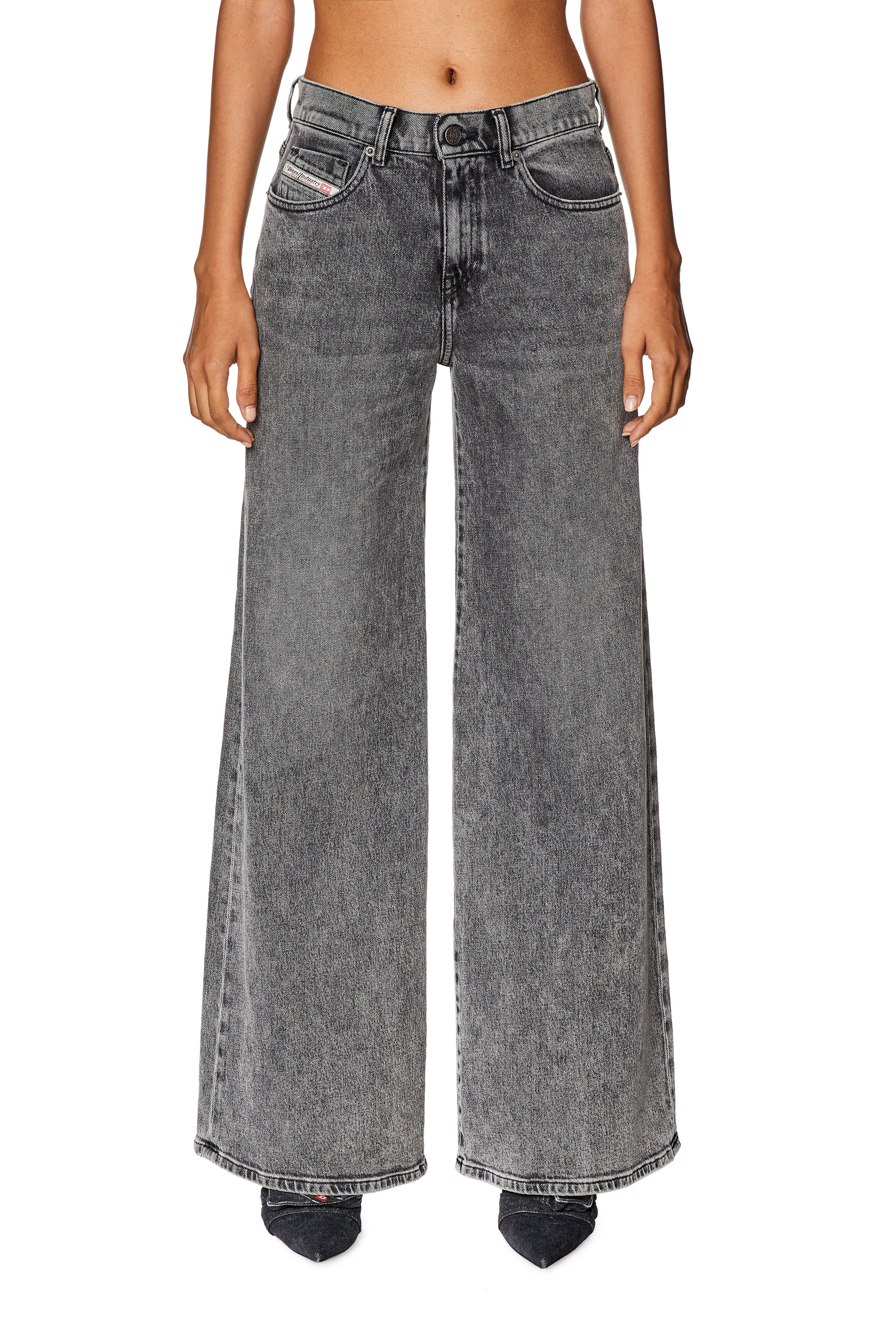 Diesel - Bootcut and Flare Jeans 1978 D-Akemi 09G57, Gris - Image 2