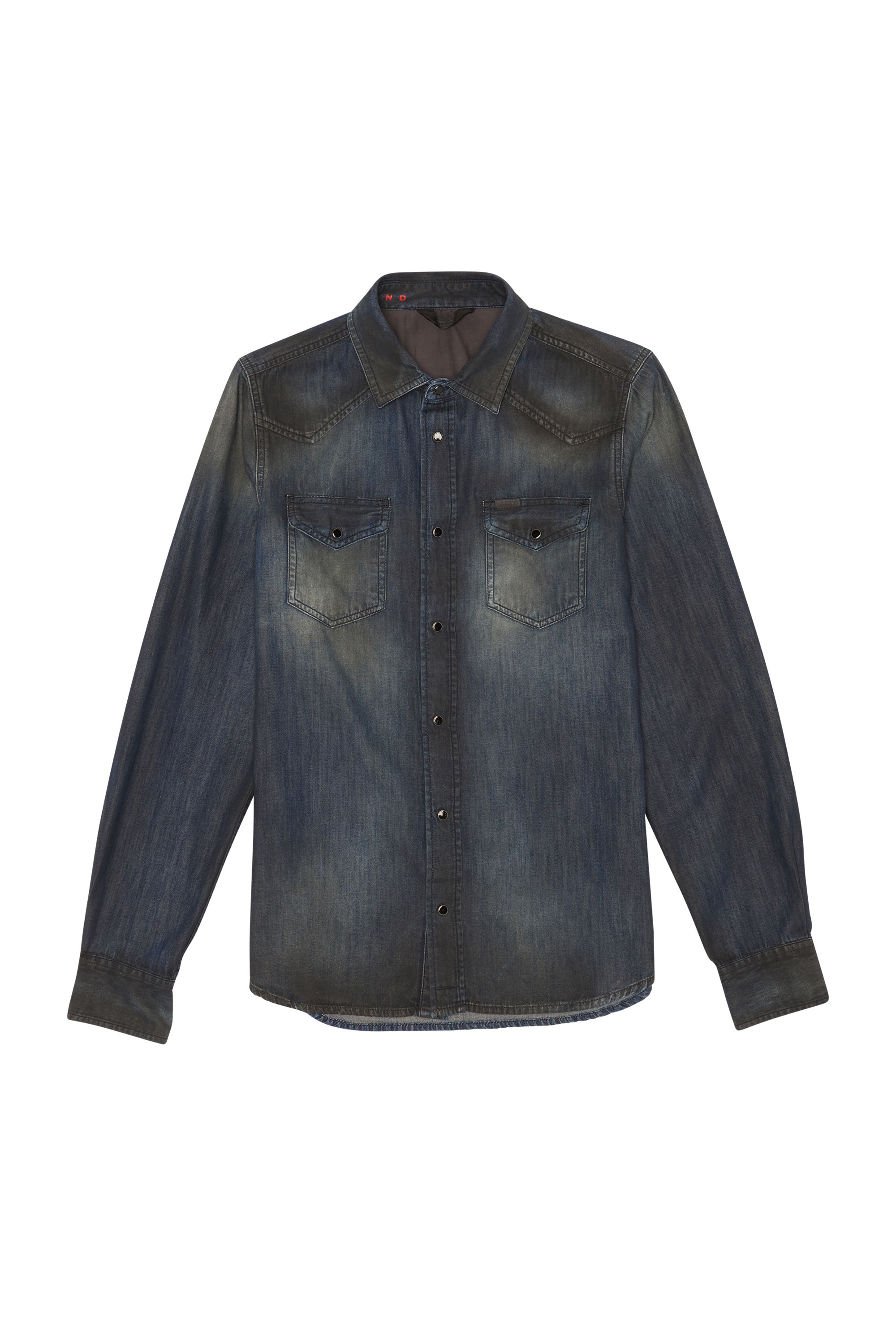 Diesel - NEW-SONORA, Diesel Homme - Chemises en Denim Bleu foncé Homme in Bleu - 1