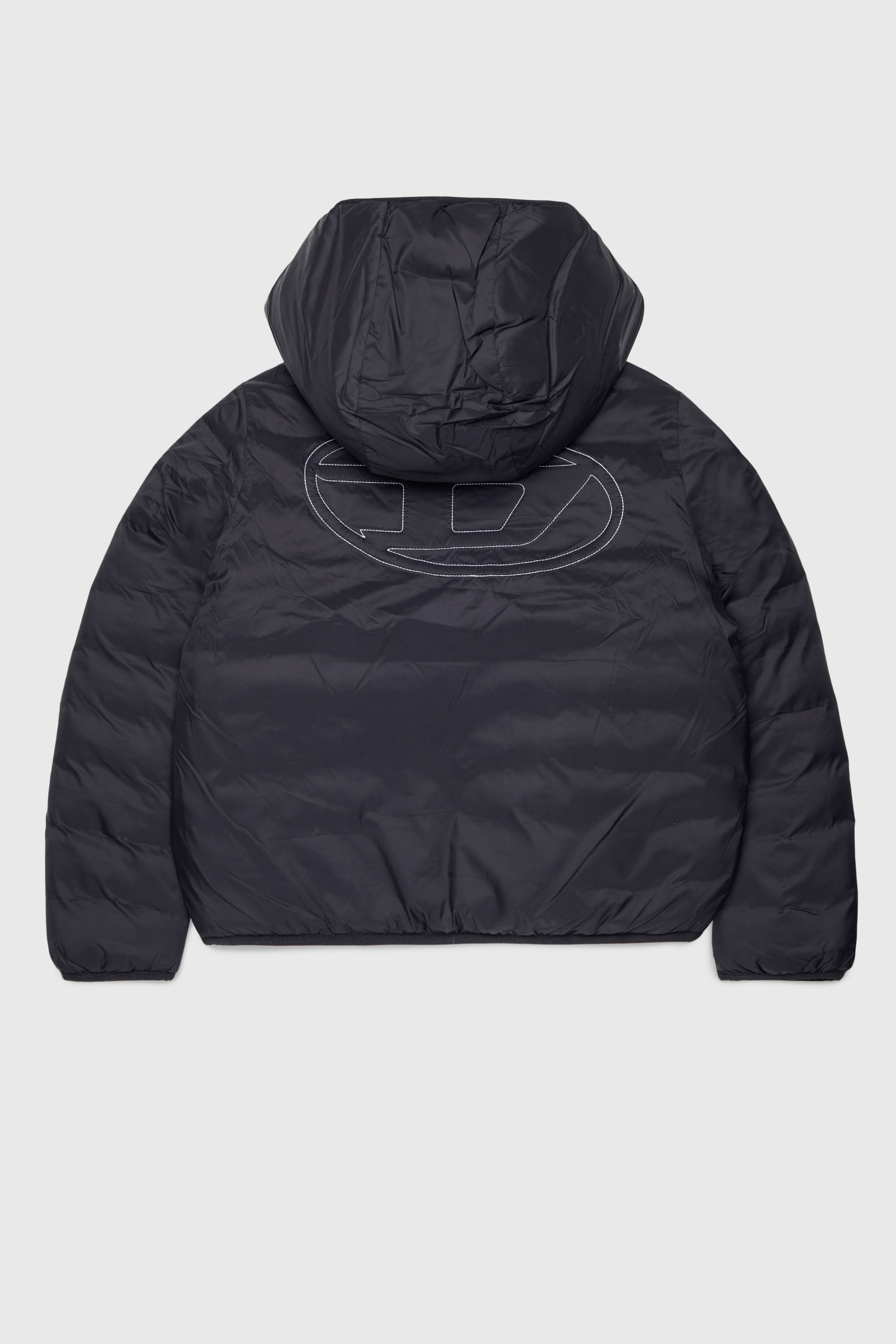 Diesel - JOSIPLS, Veste &agrave; capuche en nylon matelass&eacute; Mixte in Noir - 2