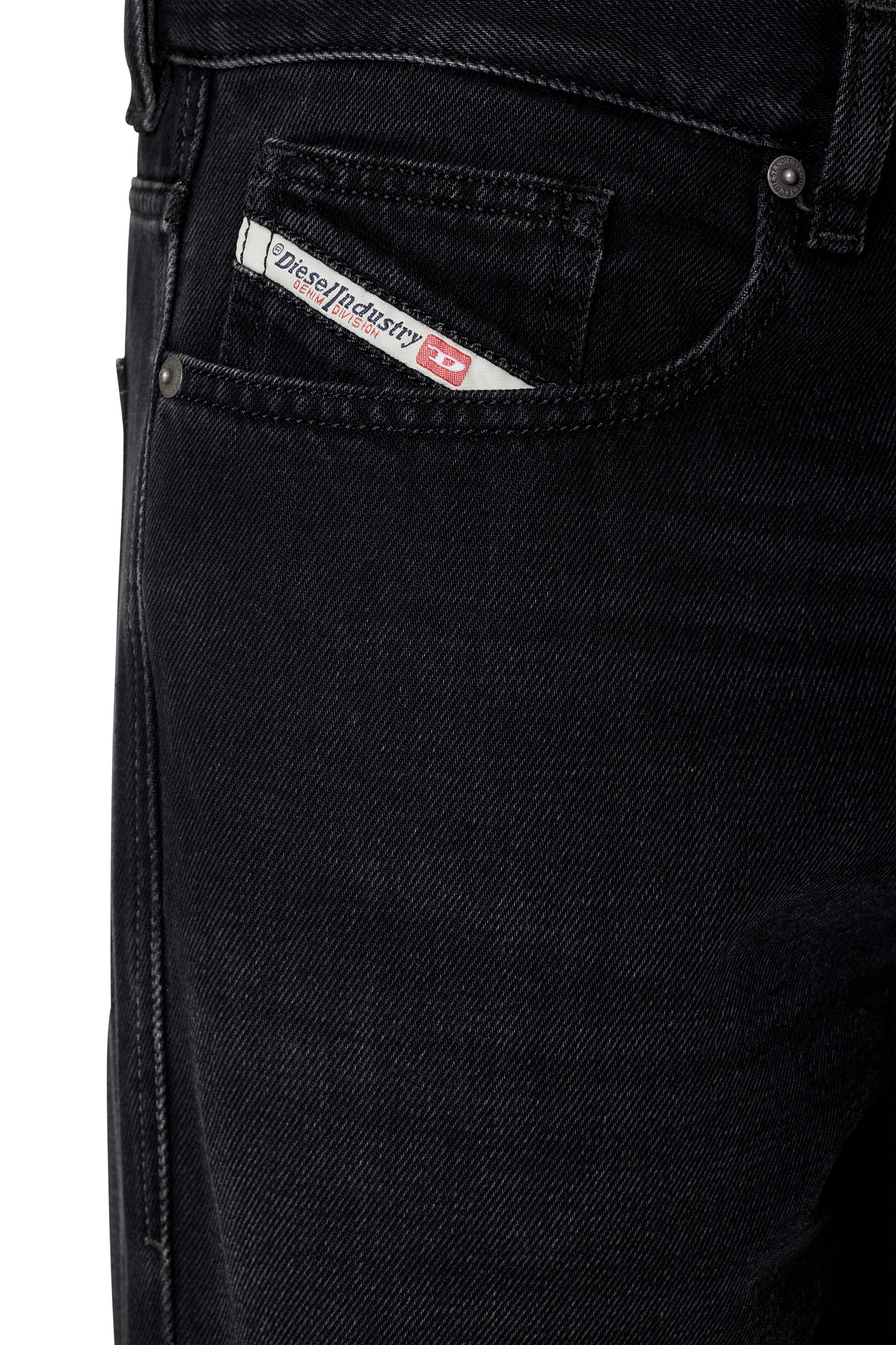 Diesel - Straight Jeans 2010 D-Macs 09B88, Noir/Gris foncé - Image 3