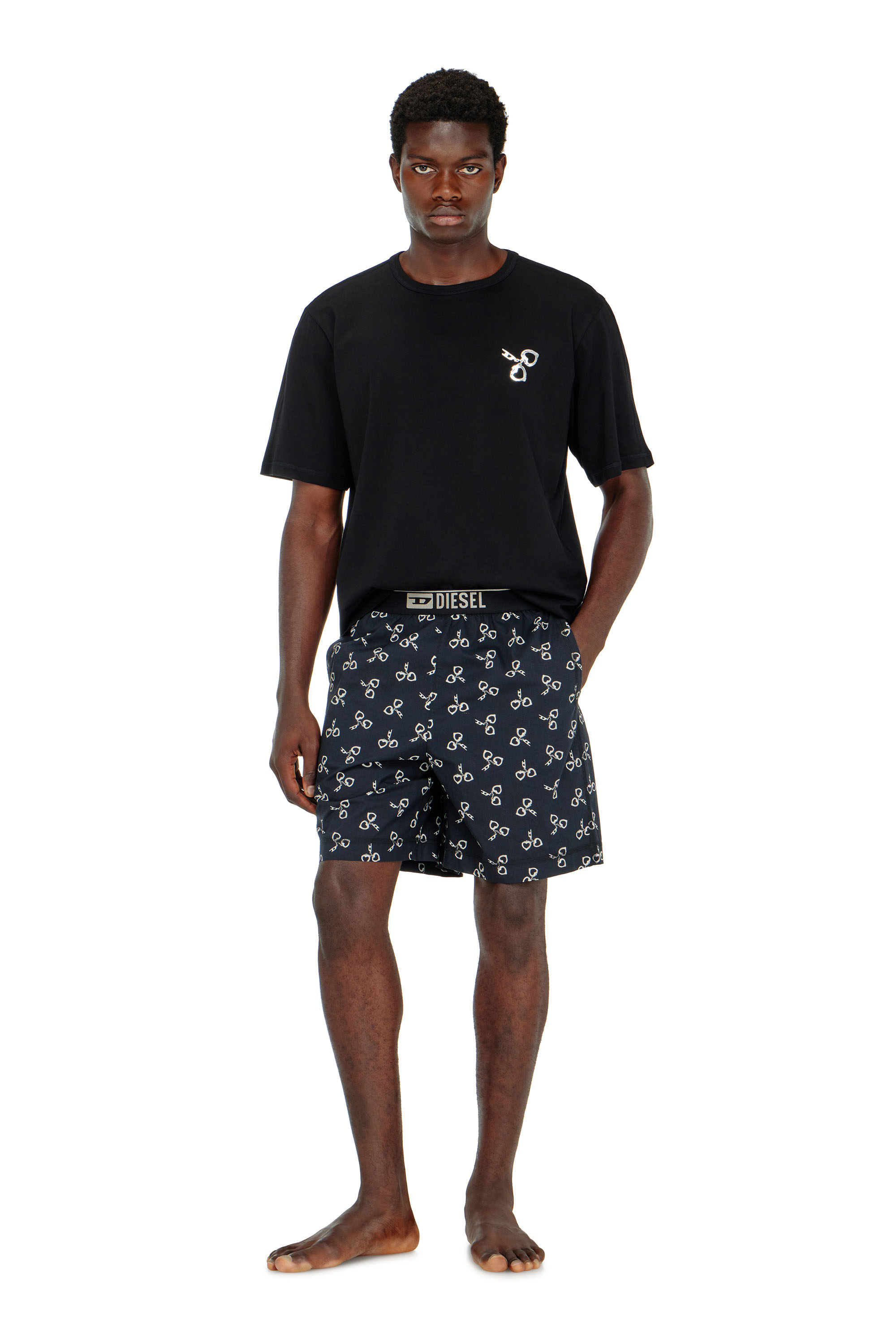 Diesel - KIT-JAMES-D-BOX, Pyjama en coton avec motif menottes Homme in ToBeDefined - 1