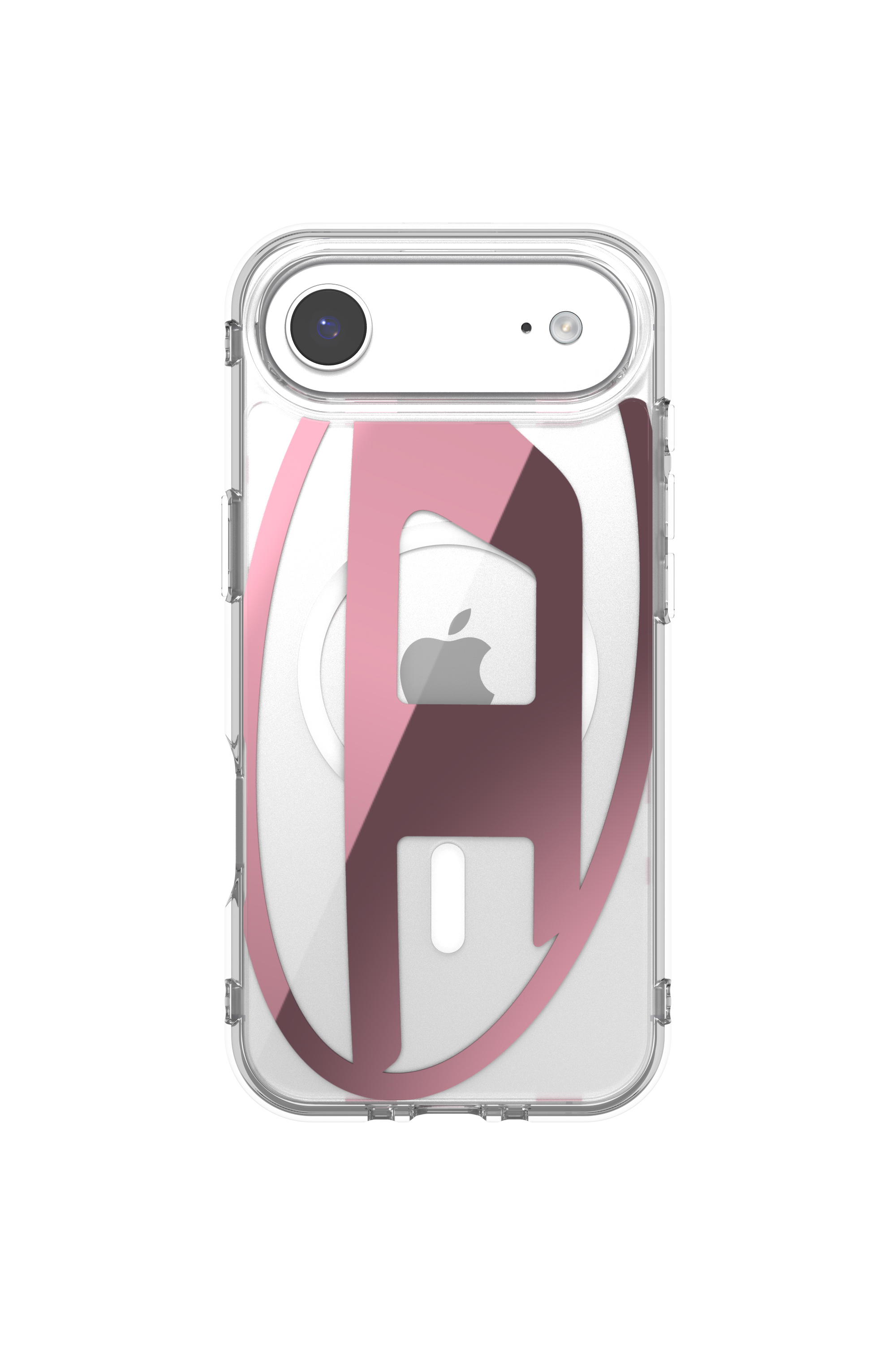 Diesel - 60420 AOP CASE, Étui métallique Oval D avec Magsafe pour iPhone 17 Air Mixte in Rose - 2